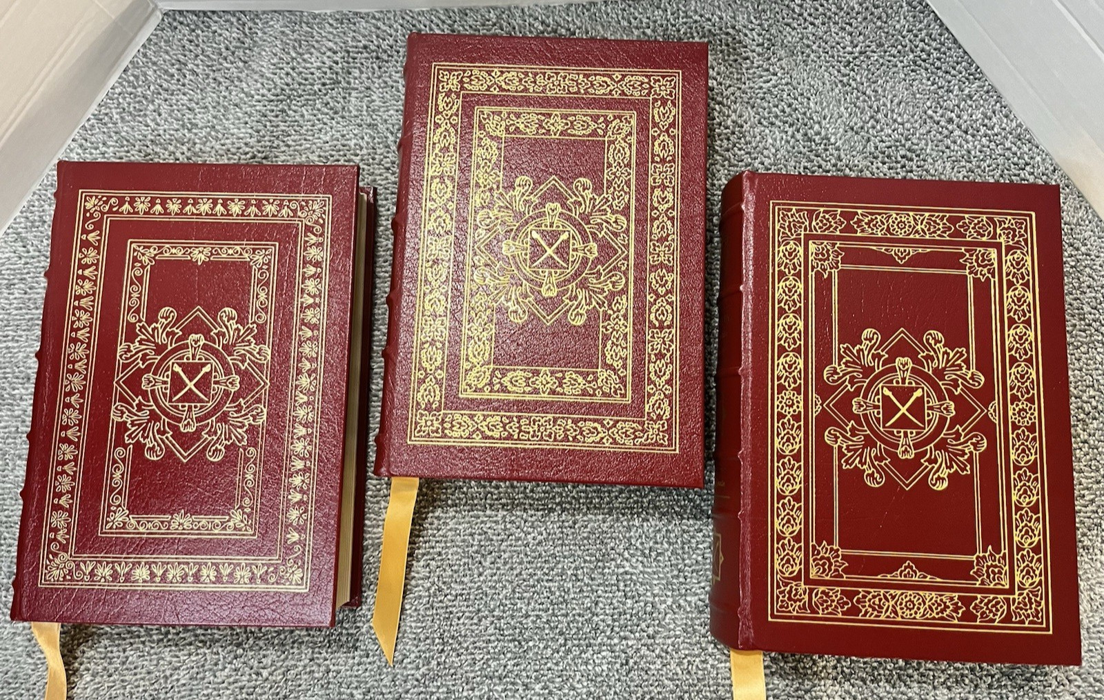 The Civil War: A Narrative 3 Volume Set Signed by Shelby Foote Easton Press 1991