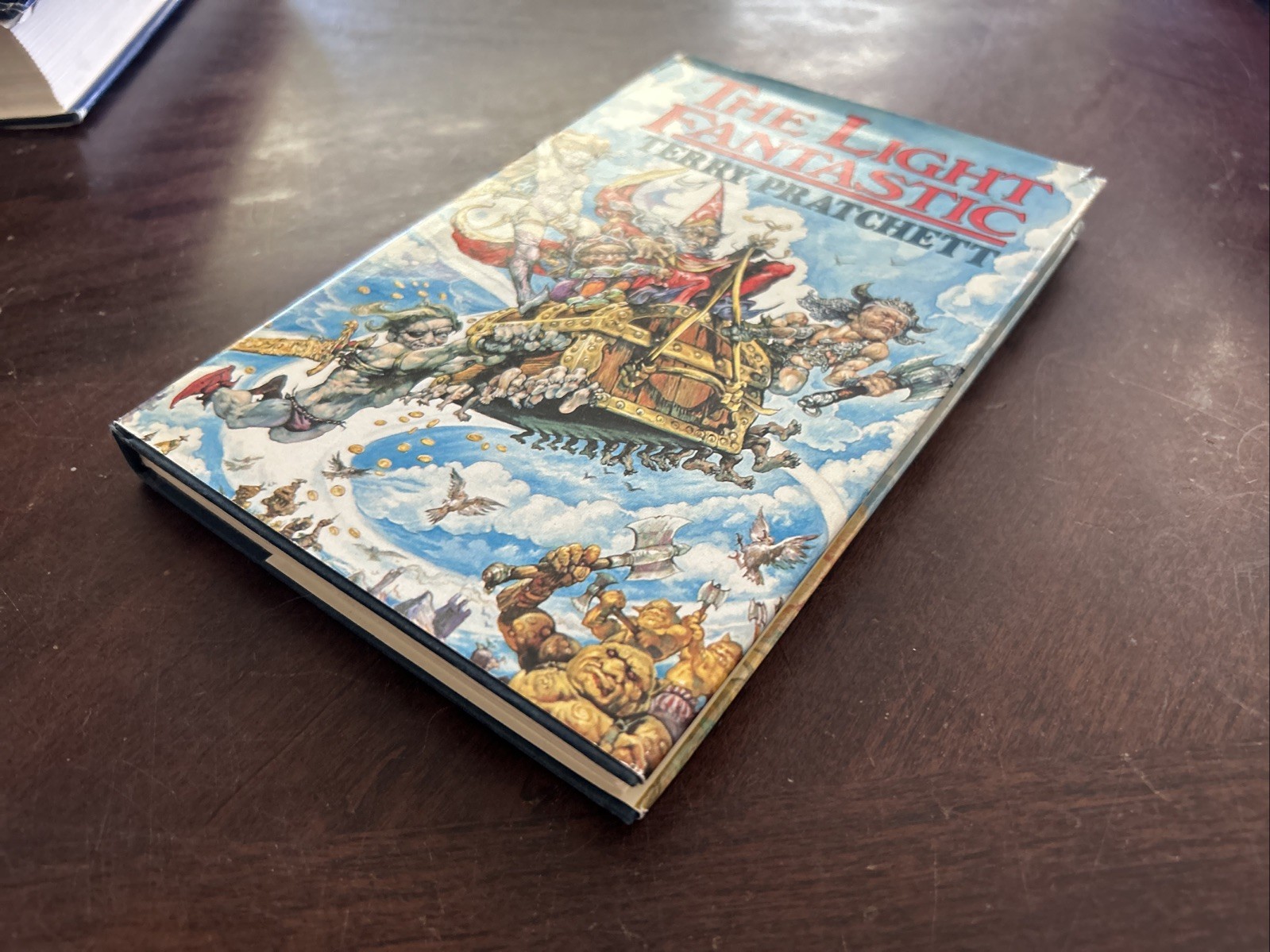 The Light Fantastic by Terry Pratchett (1986) Hardcover Book Club Edition