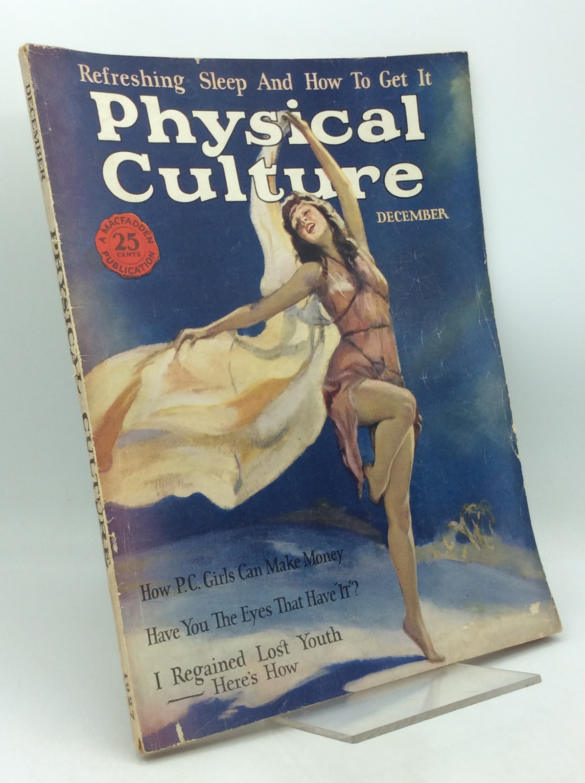 PHYSICAL CULTURE Magazine: December 1927 -Bernarr Macfadden -Clara Bow -Health