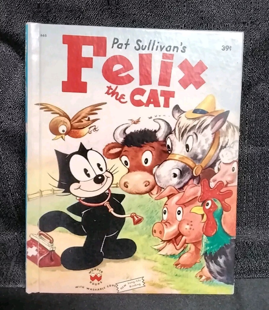 Felix The Cat By Pat Sullivan, Wonder Books Vintage 1953