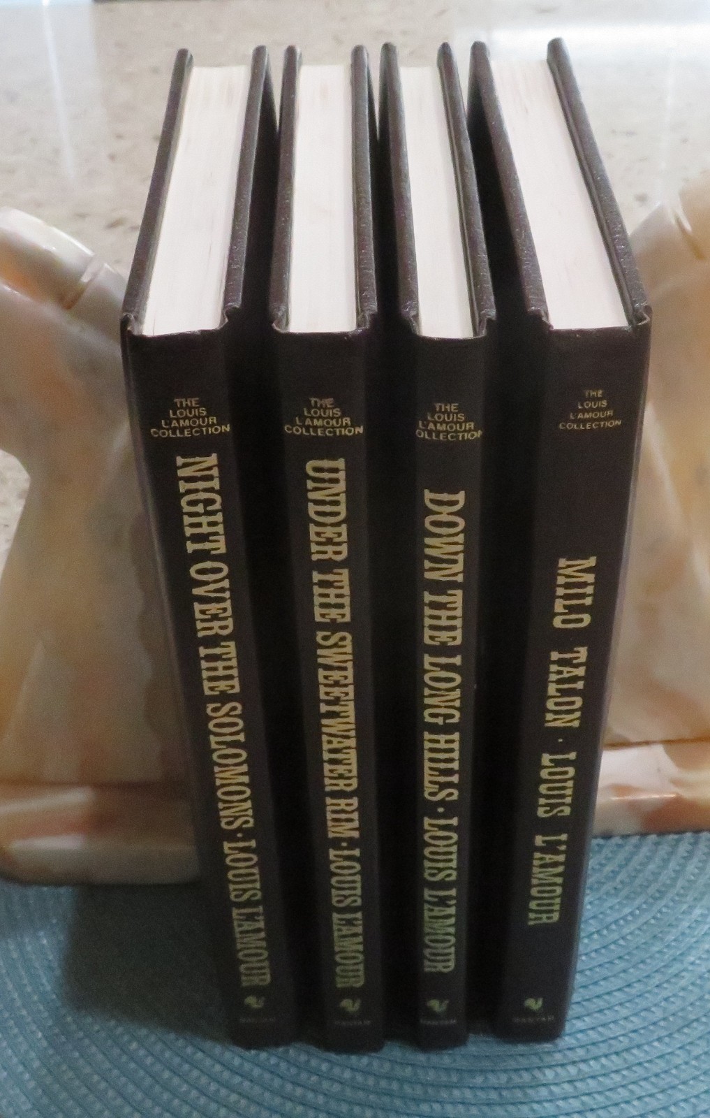 Milo Talon, Louis L’Amour, (one book), Leatherette Cover, Like New.