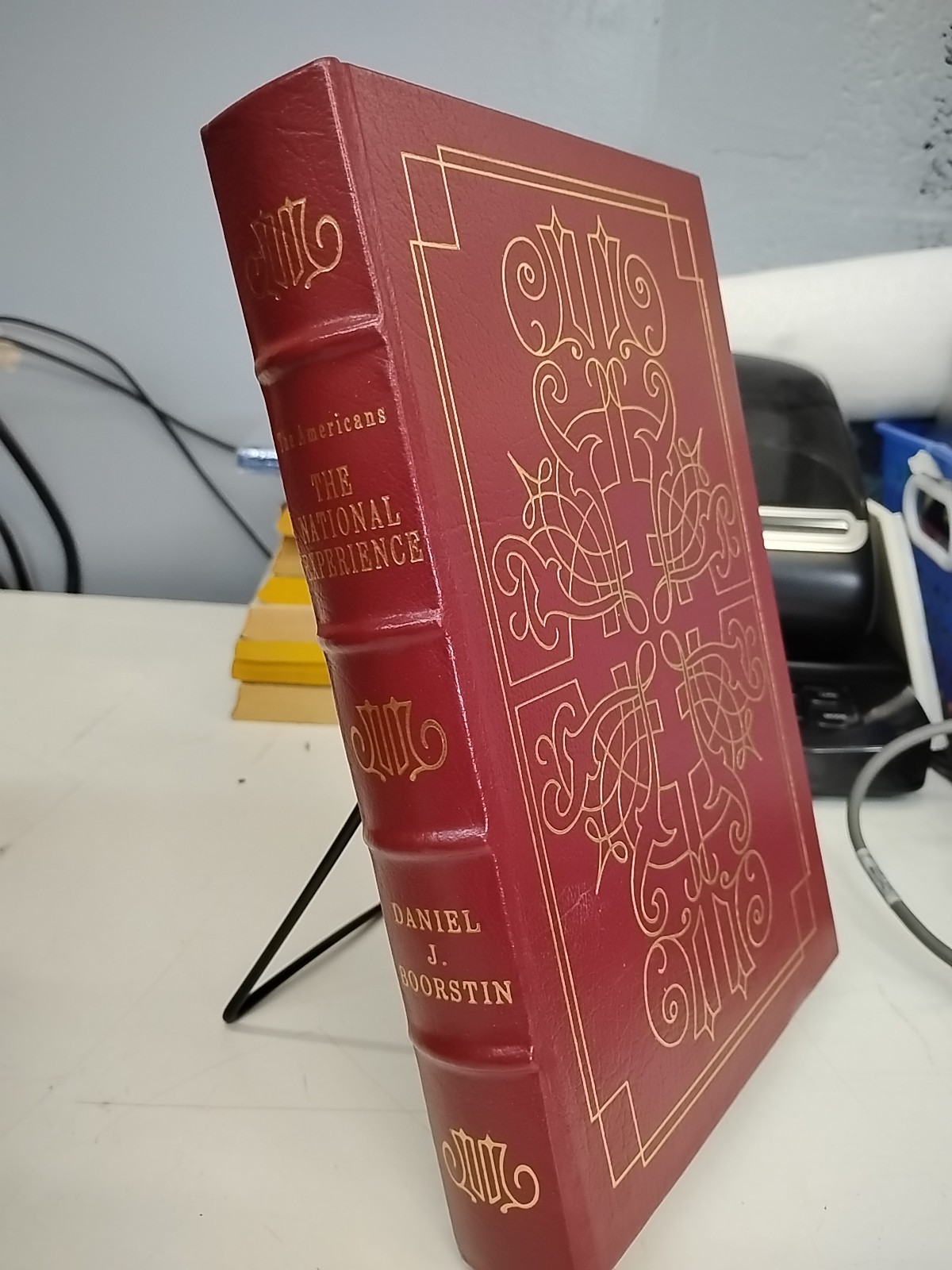 Easton Press THE AMERICANS THE NATIONAL EXPERIENCE Leather