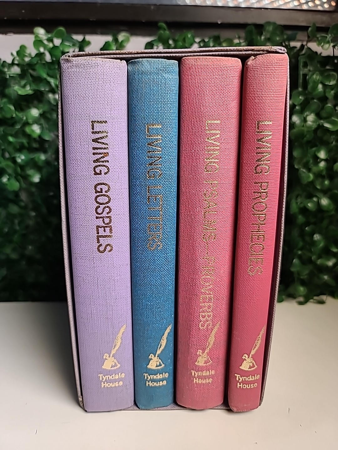 Living Letters Gospels Psalms Prophets Set 4 HC Slipcase Tyndale 1960s
