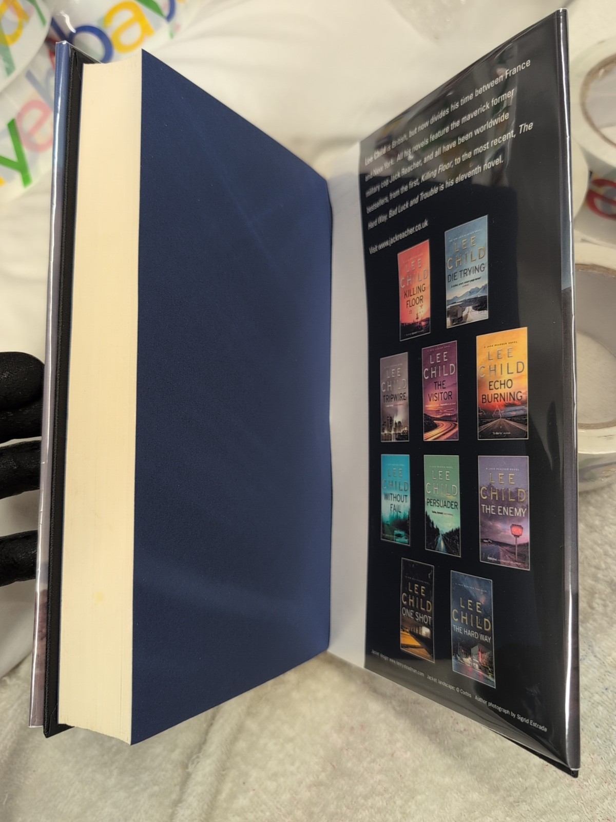 ??Signed BAD LUCK AND TROUBLE Lee Child (2007) + Custom Mylar #11 Jack Reacher!