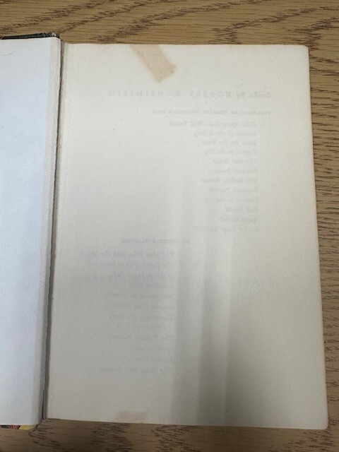 Robert A Heinlein HAVE SPACE SUIT—WILL TRAVEL 1st Ed 1958 Library Copy