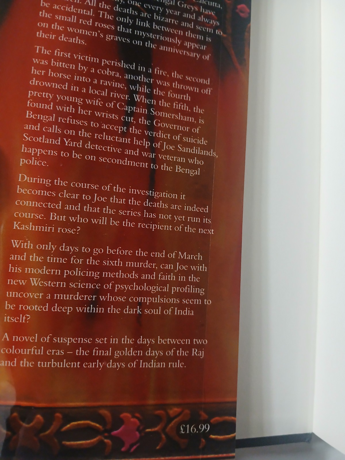 The Last Kashmiri Rose/ Signed and Dated / Barbara Cleverly / UK 1st