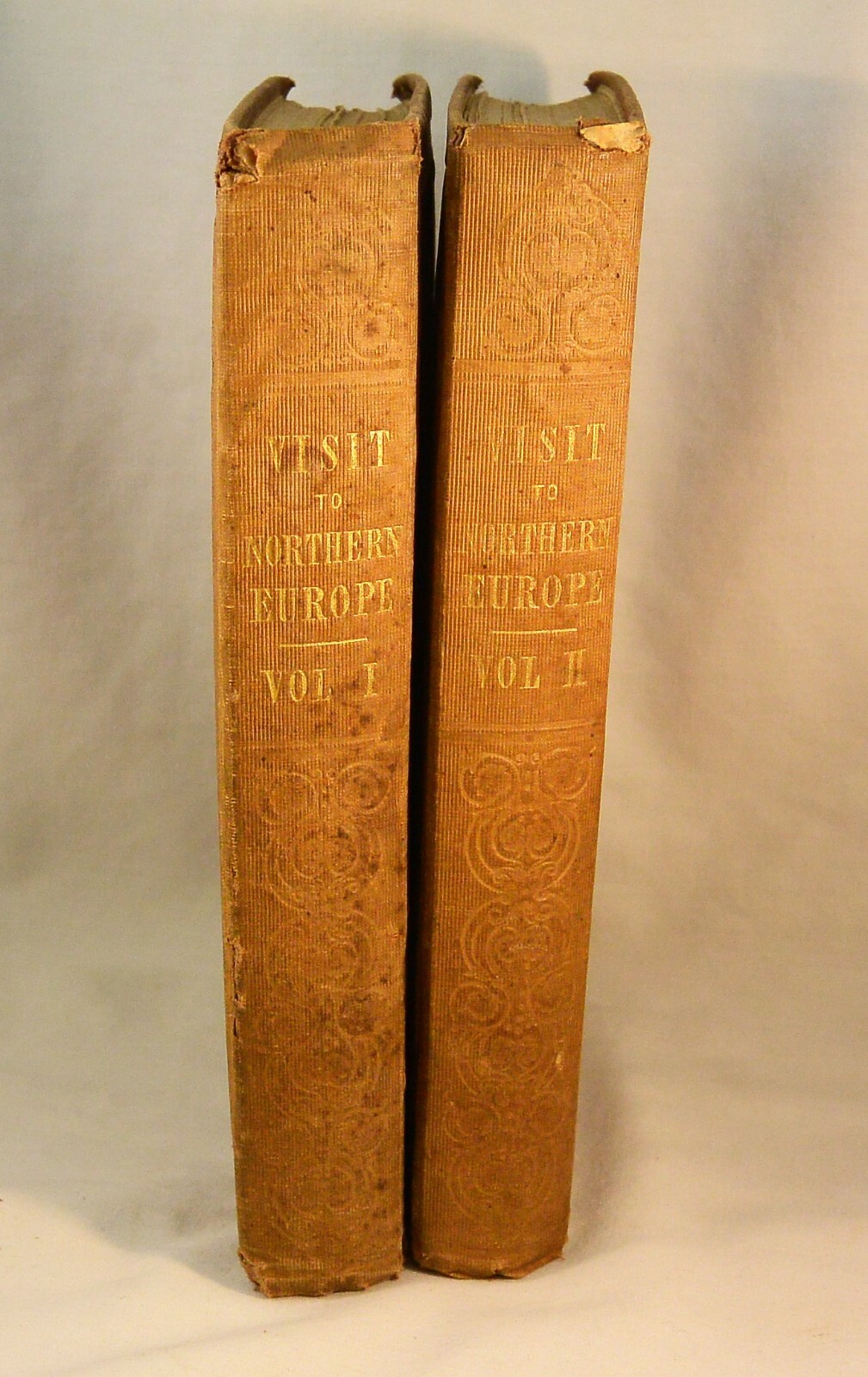 VISIT TO NORTHERN EUROPE Germany to Scandinavia 1842 Two Vol. Denmark illust.