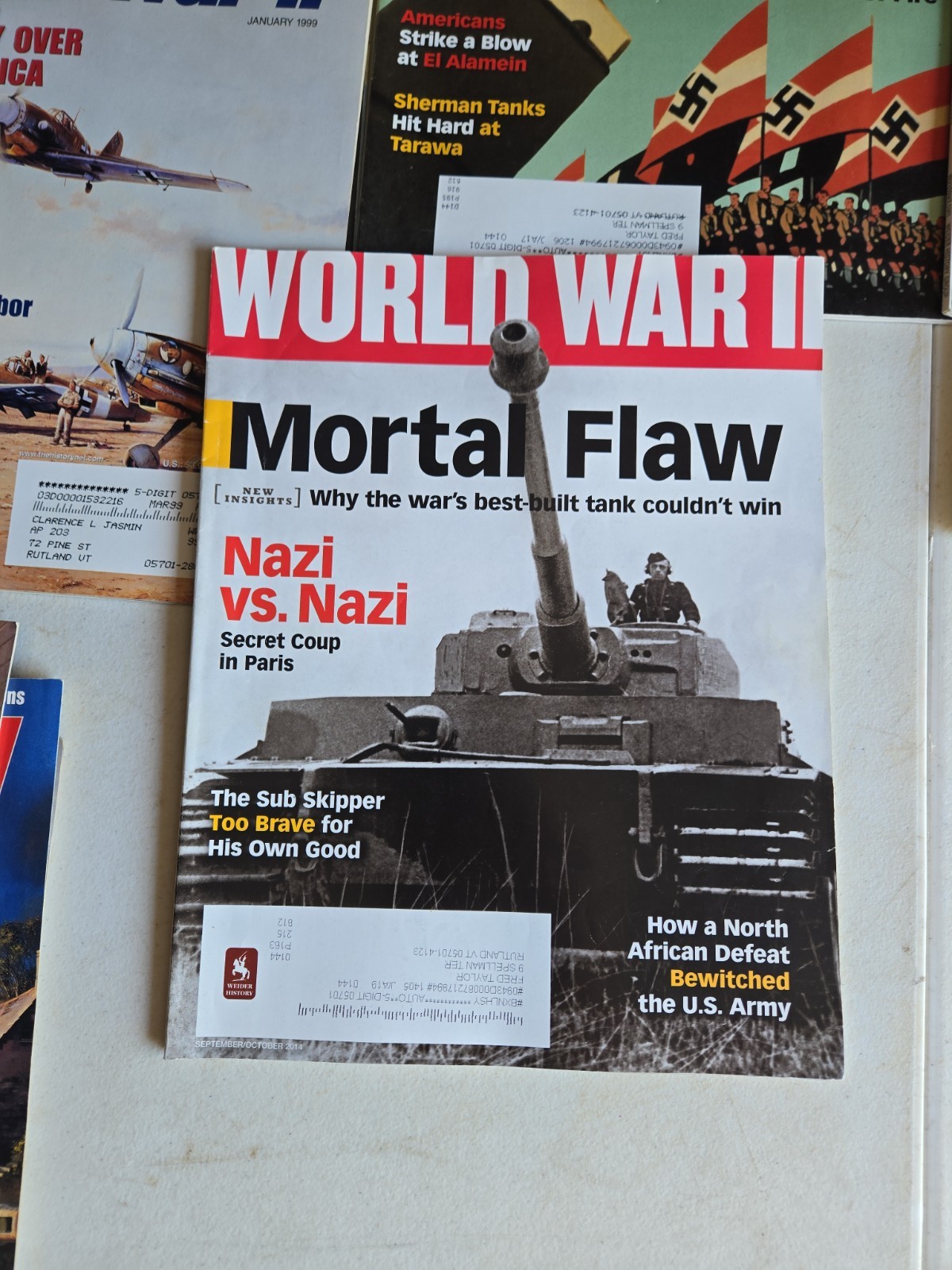 1990s World War 2 Magazines Back Issues Lot Of 34