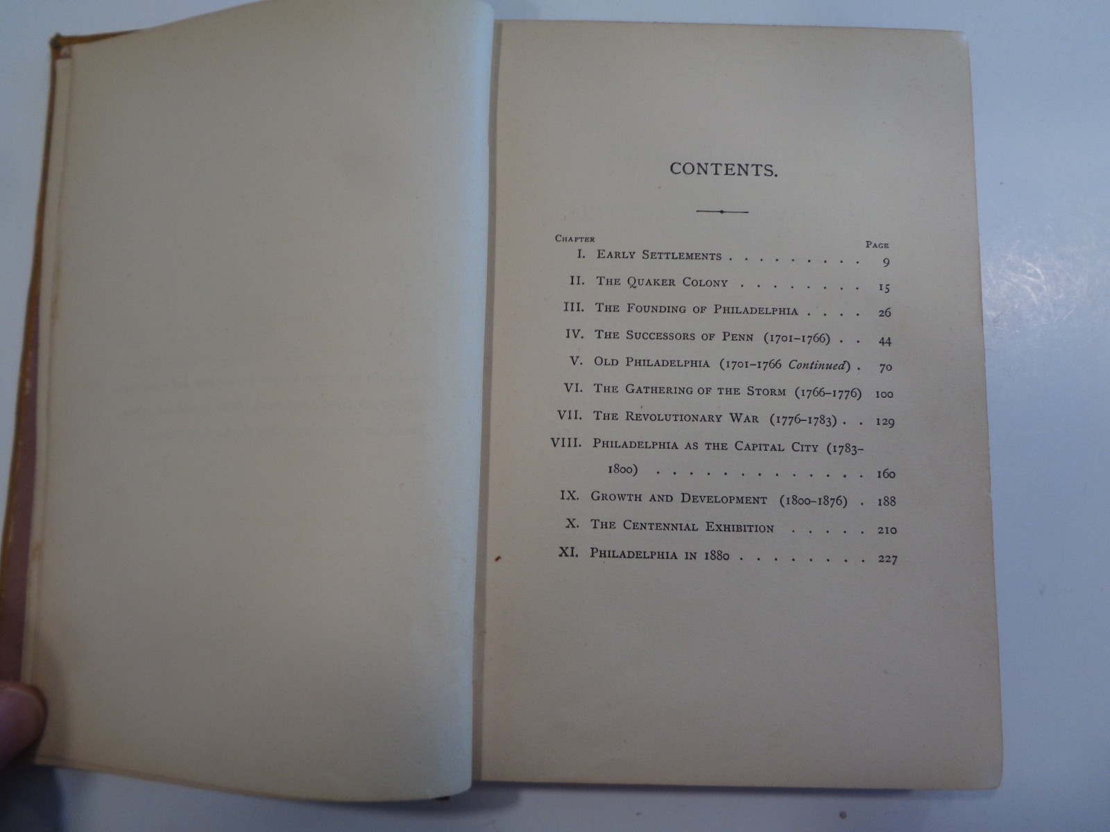 Antique Book 1887 A Short History of Philadelphia by Susan Coolidge School