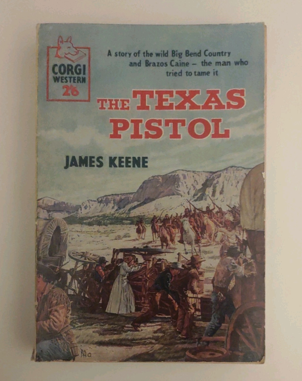 The Texas Pistol (James Keene 1957)Vintage RARE *ok condition CORGI
