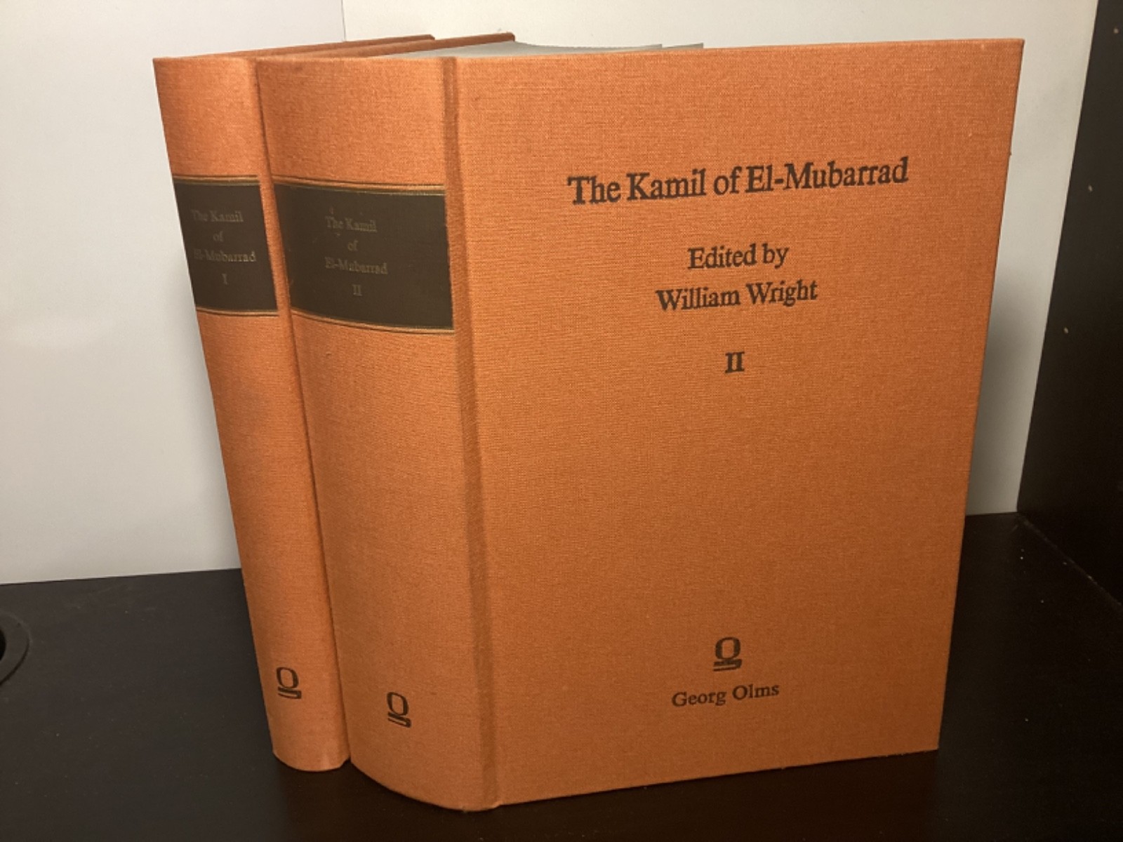 1992 2 Vols The Kamil Of El-Mubarrad – Edited by William Wright – Modern Reprint