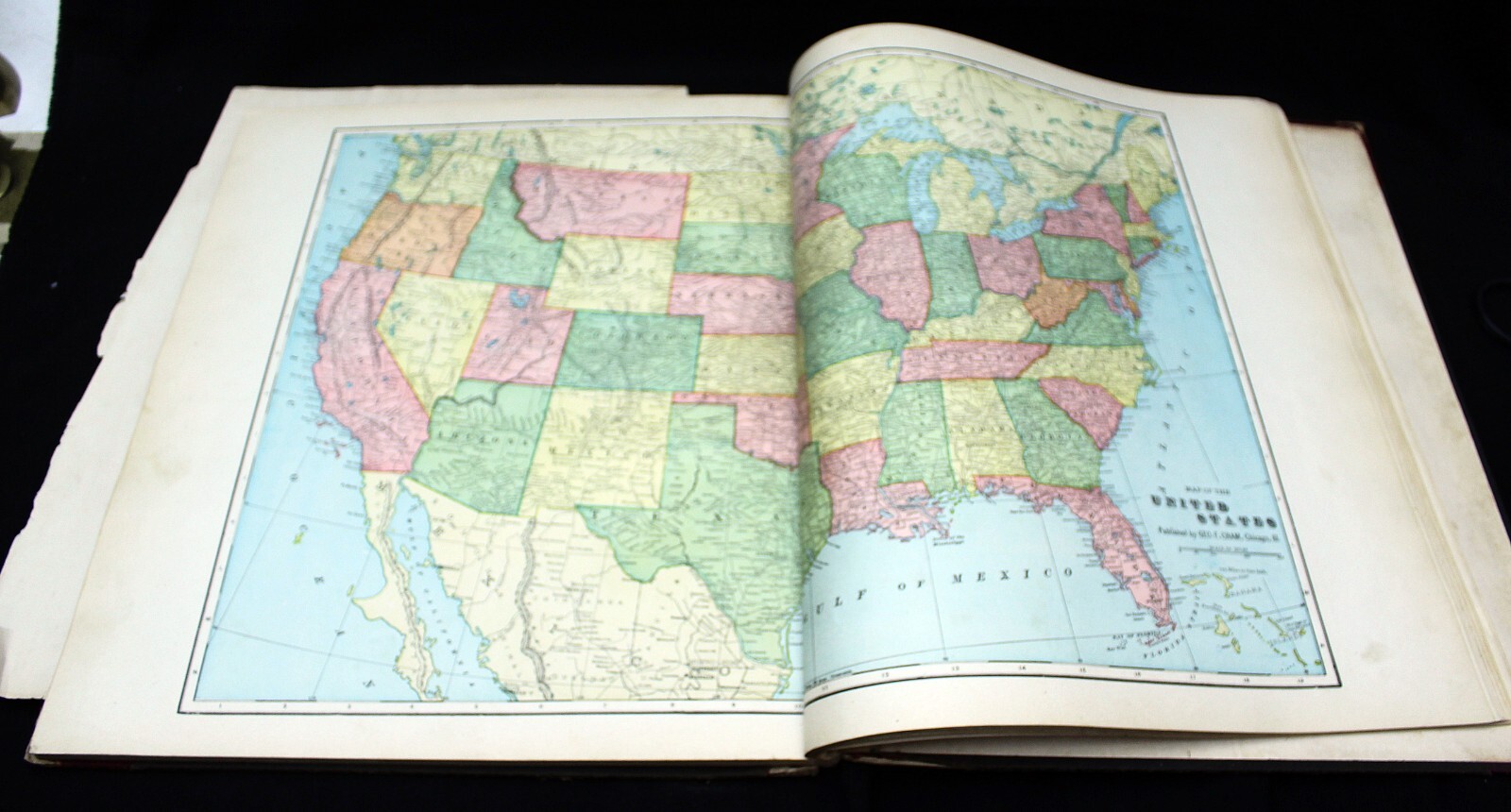 Standard Atlas of Jewell County Kansas 1908 Original Colored Maps RARE