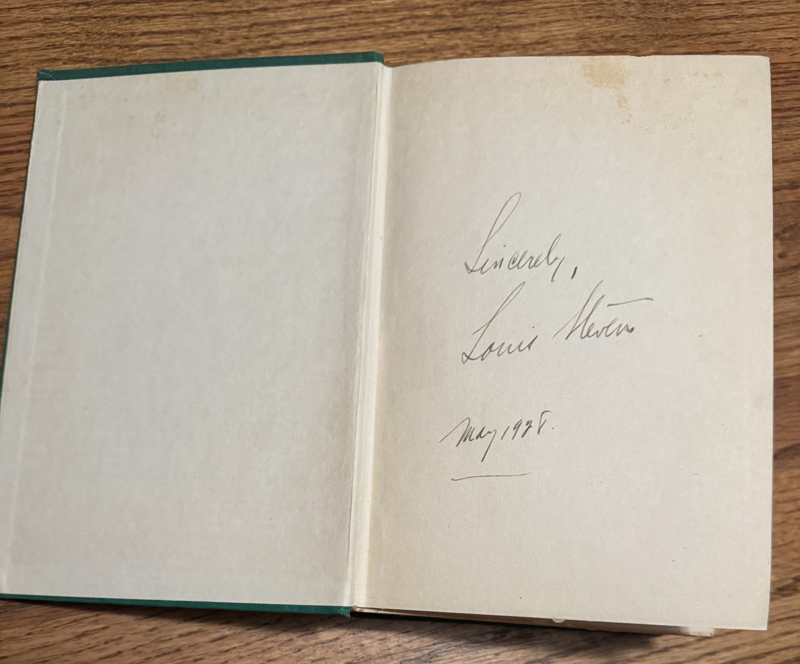 Signed 1928 True First Edition LOUIS STEVENS ALL THE KING’S HORSES
