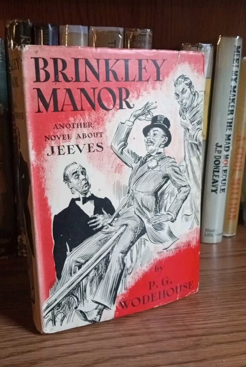 P.G. WODEHOUSE, Brinkley Manor, Triangle, 1940, Jeeves, Great Jacket!
