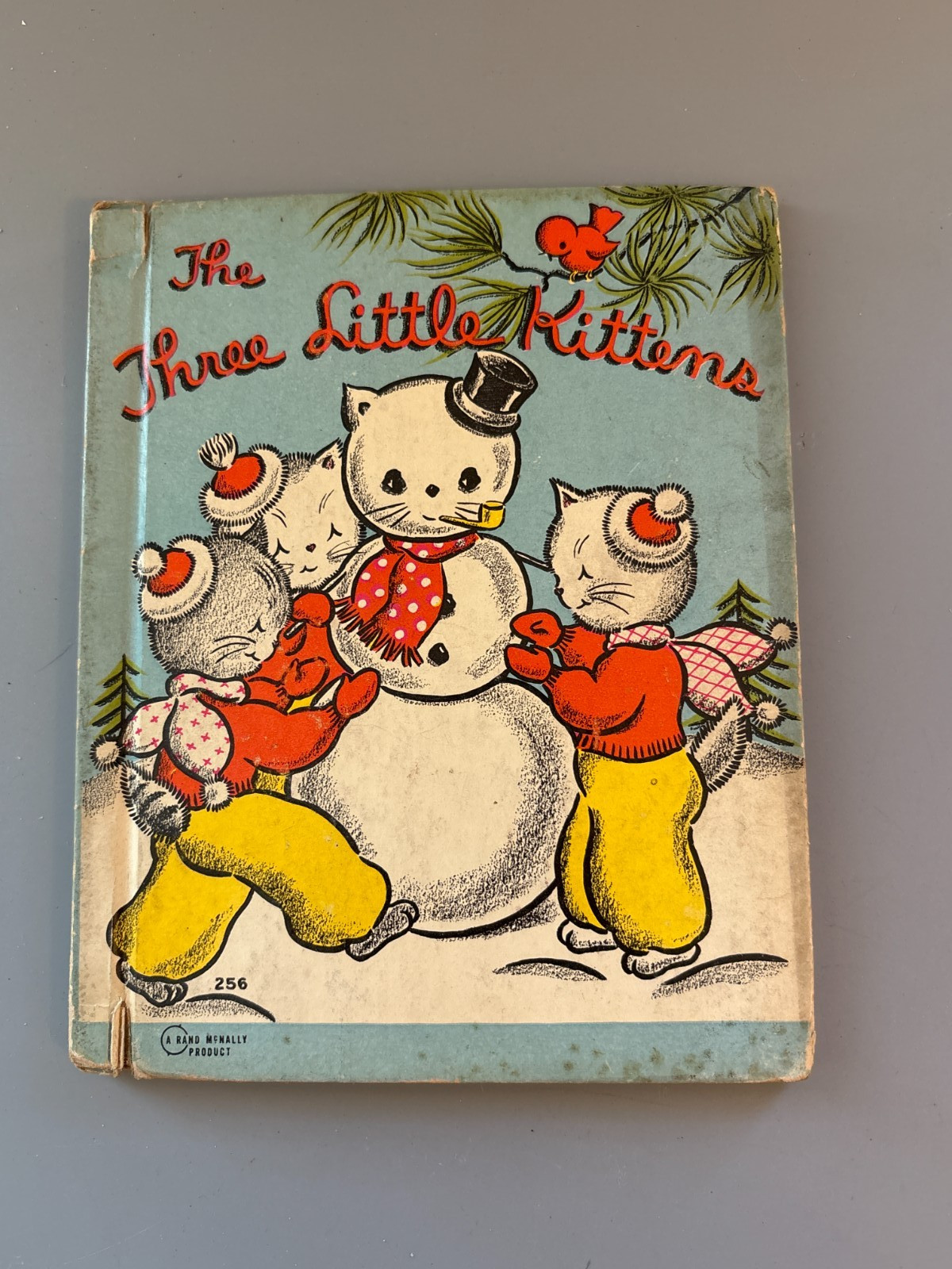 1938 The Three Little Kittens Vintage Childrens Book Tony Brice Rand McNally