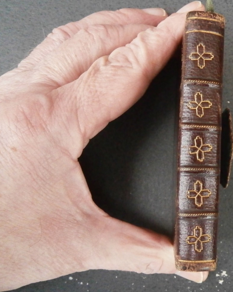 1831 Miniature decorated Leather Binding A COLLECTION OF HYMNS FOR METHODISTs