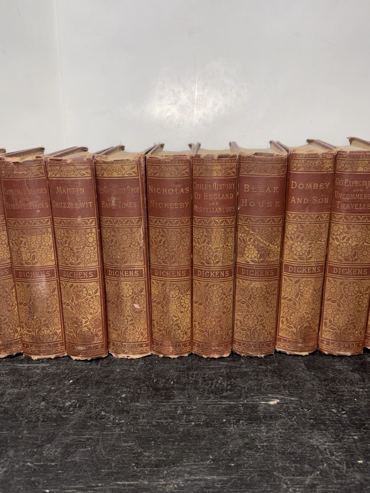 Charles Dickens Works 12 Volume Set John Lovell Co Publishers late 1800s Stories
