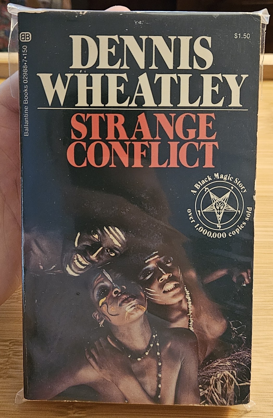 Strange Conflict by Dennis Wheatley Ballantine Black Magic Story VG
