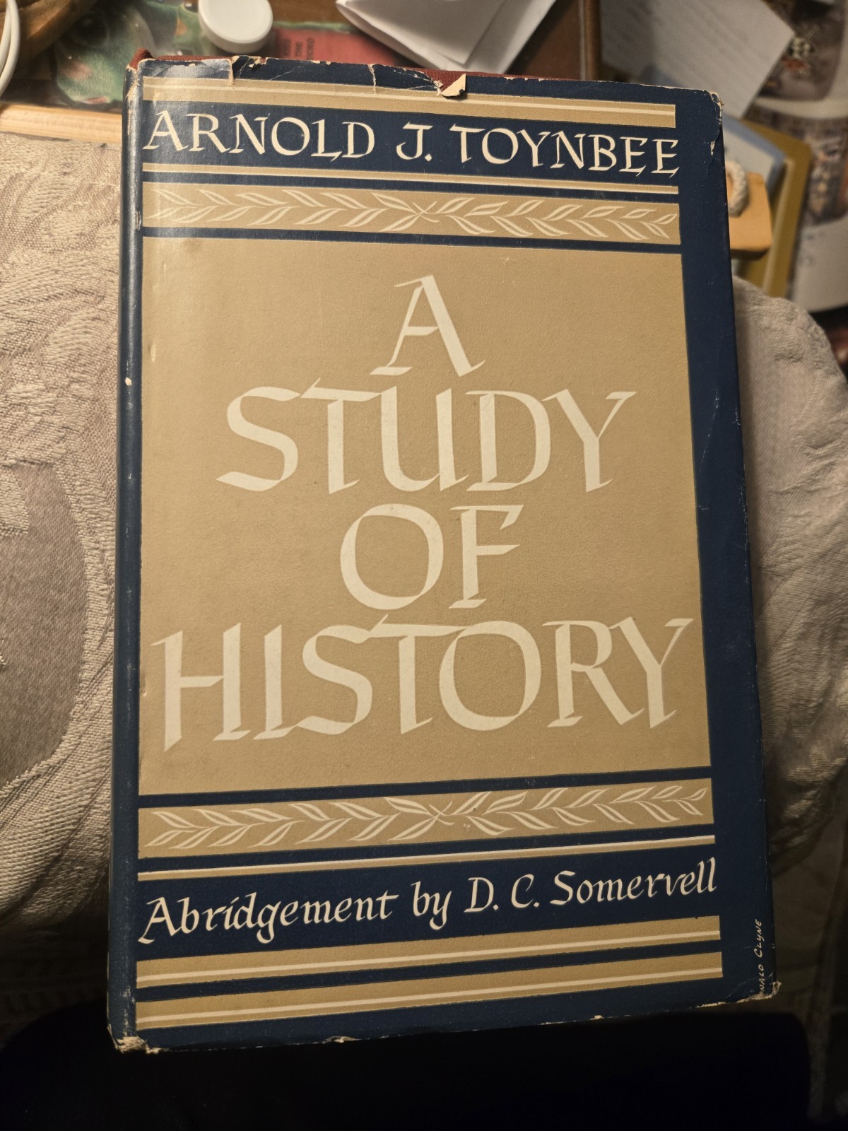 A Study of History by Arnold J. Toynbee 1947 HC Oxford Univ RARE