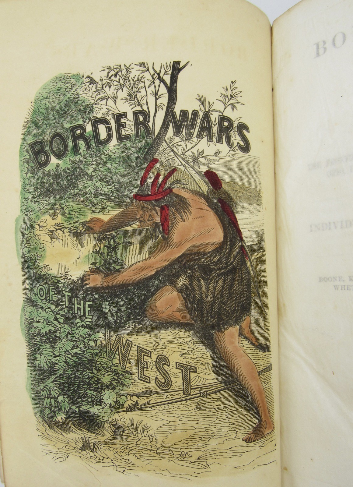 1853 John Frost:Border Wars of the West American Indian frontier US history