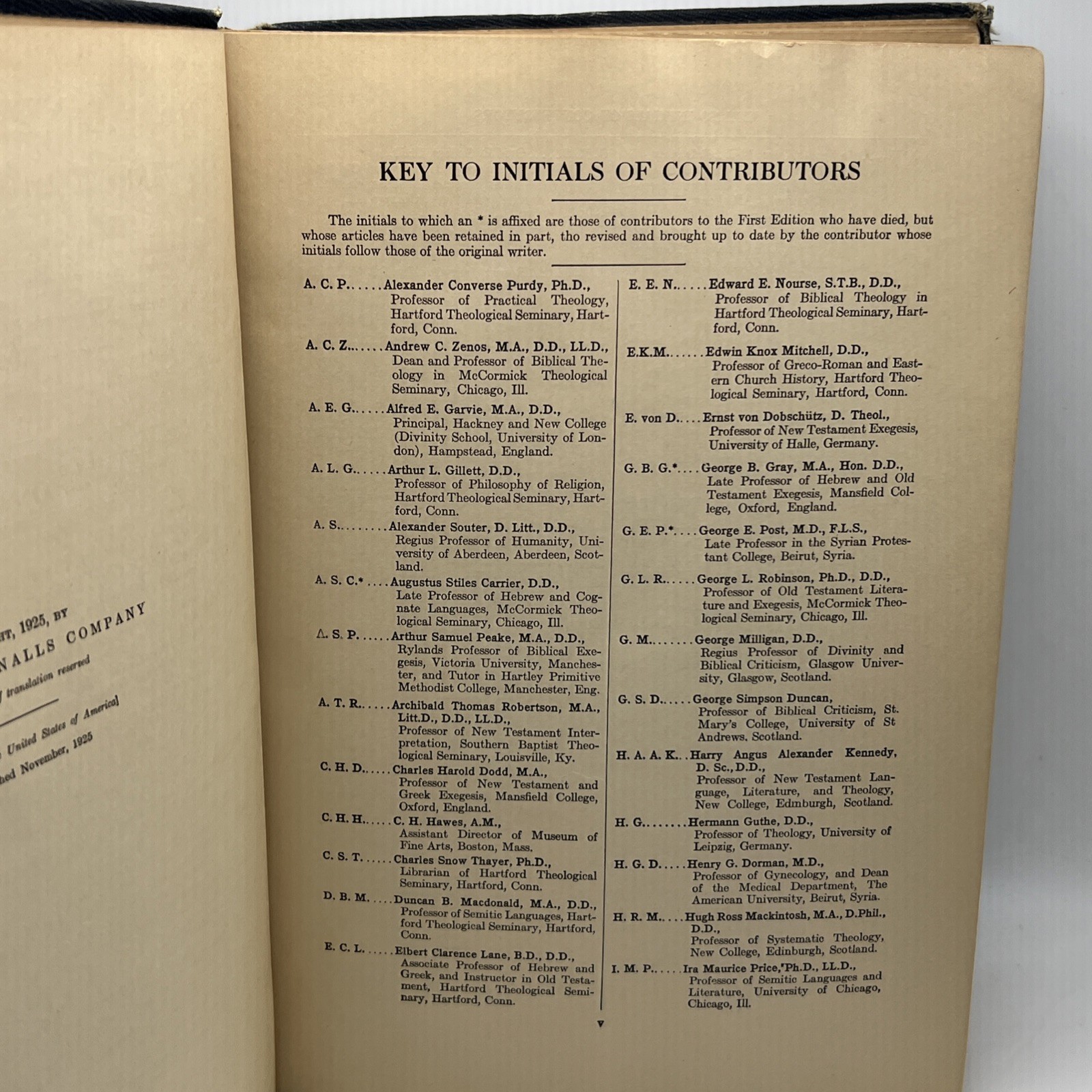 A New Standard Bible Dictionary 1926 Funk Wagnalls Antique Theology Hardcover
