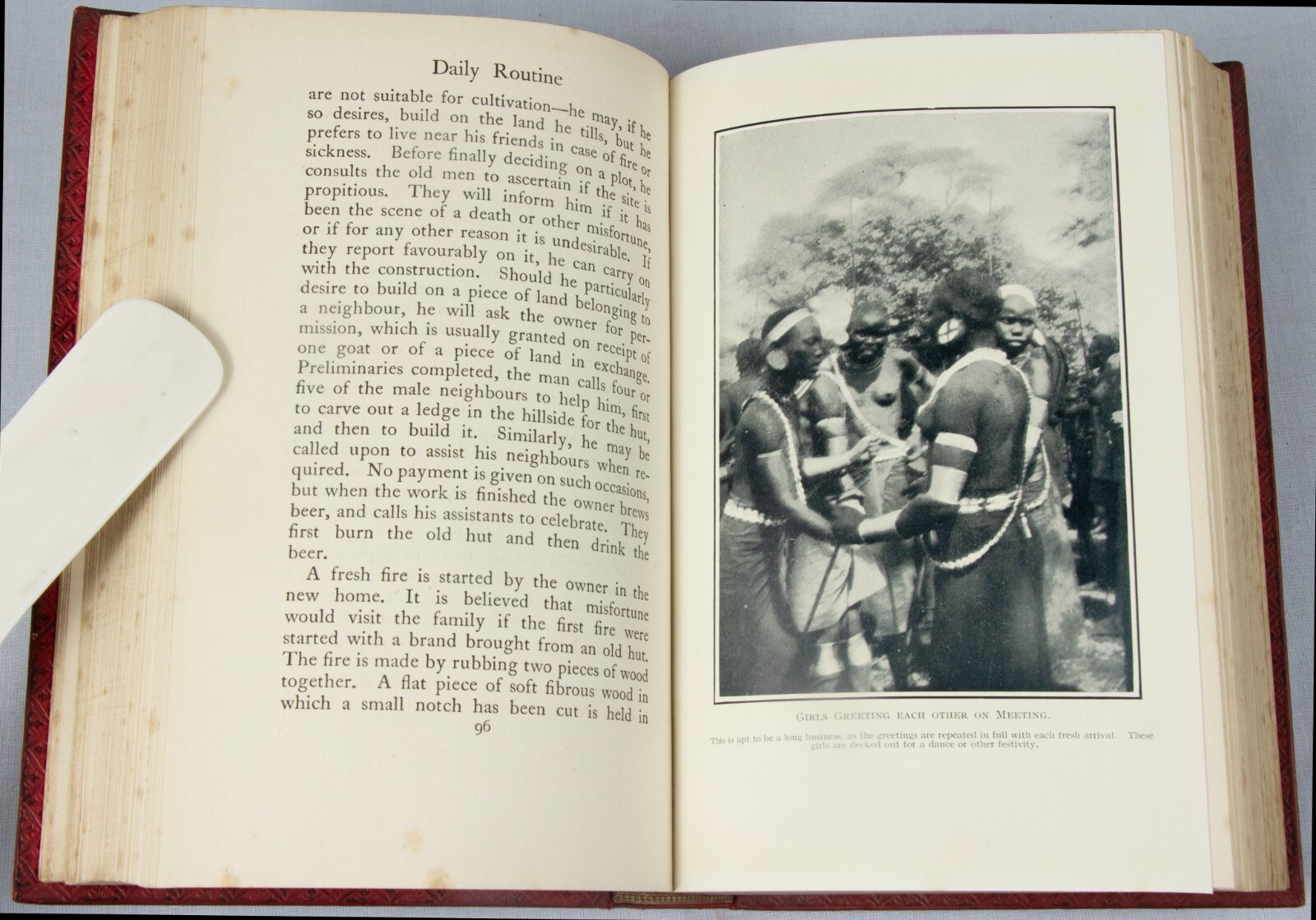 Fine Riviere binding – EAST AFRICA – The Cliff Dwellers of KENYA – 1927 – Massam