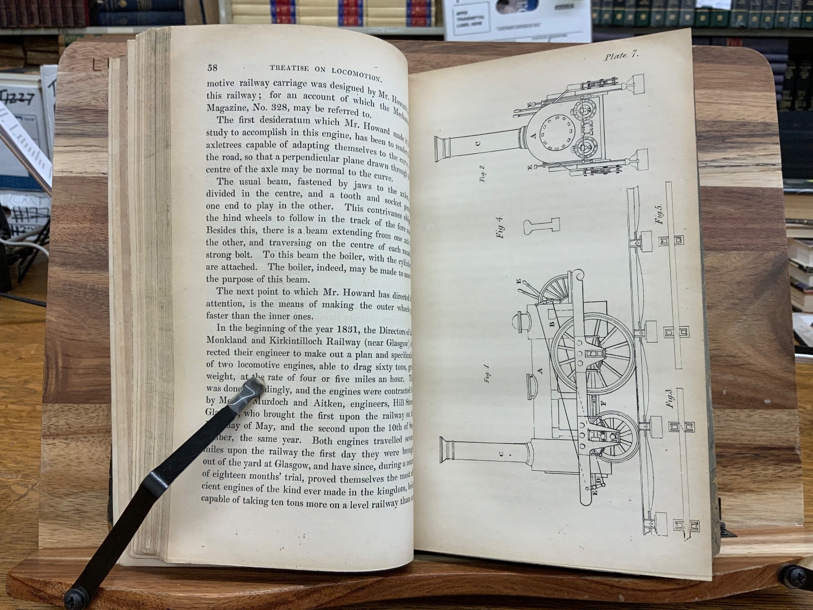 1836 Elemental Locomotion (Gordon) + Rail-Roads & Carriages (Tredgold) Complete