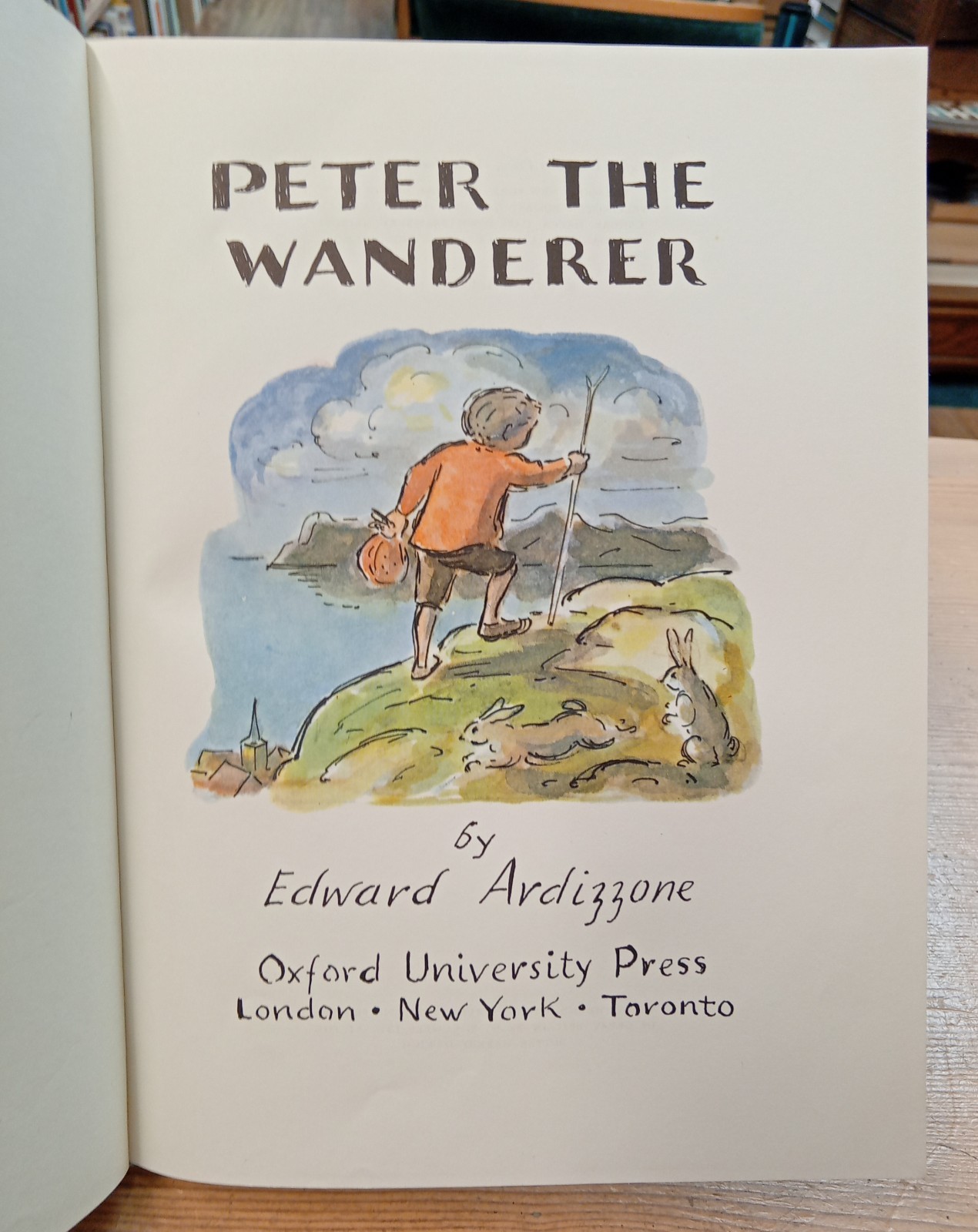 Peter The Wanderer – Edward Ardizzone – 1963 First Edition – Very Good Condition