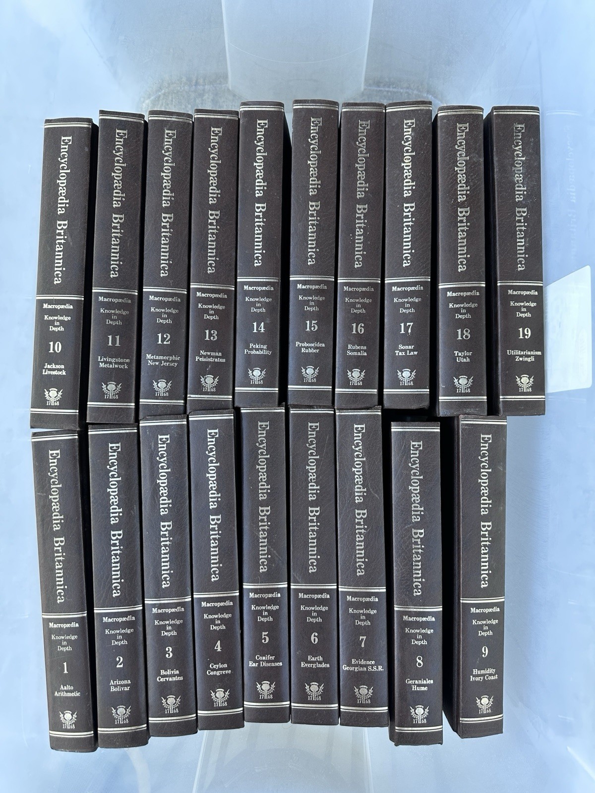 Encyclopedia Britannica 15th Ed 33 Volume Complete Set 19+11+annuals