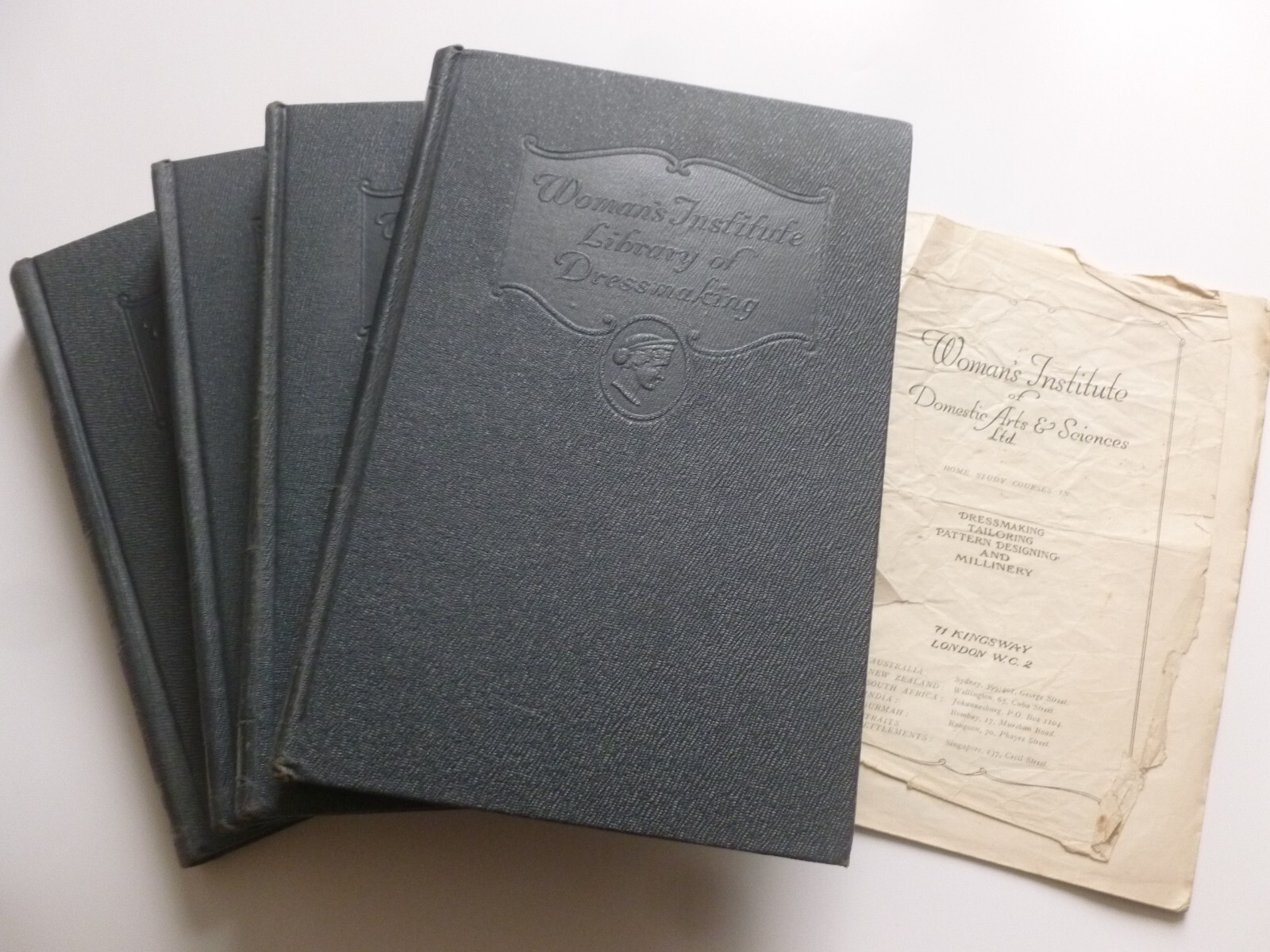 WOMAN’S INSTITUTE LIBRARY of DRESSMAKING Vols. 1 – 4 (1924 – 1926)