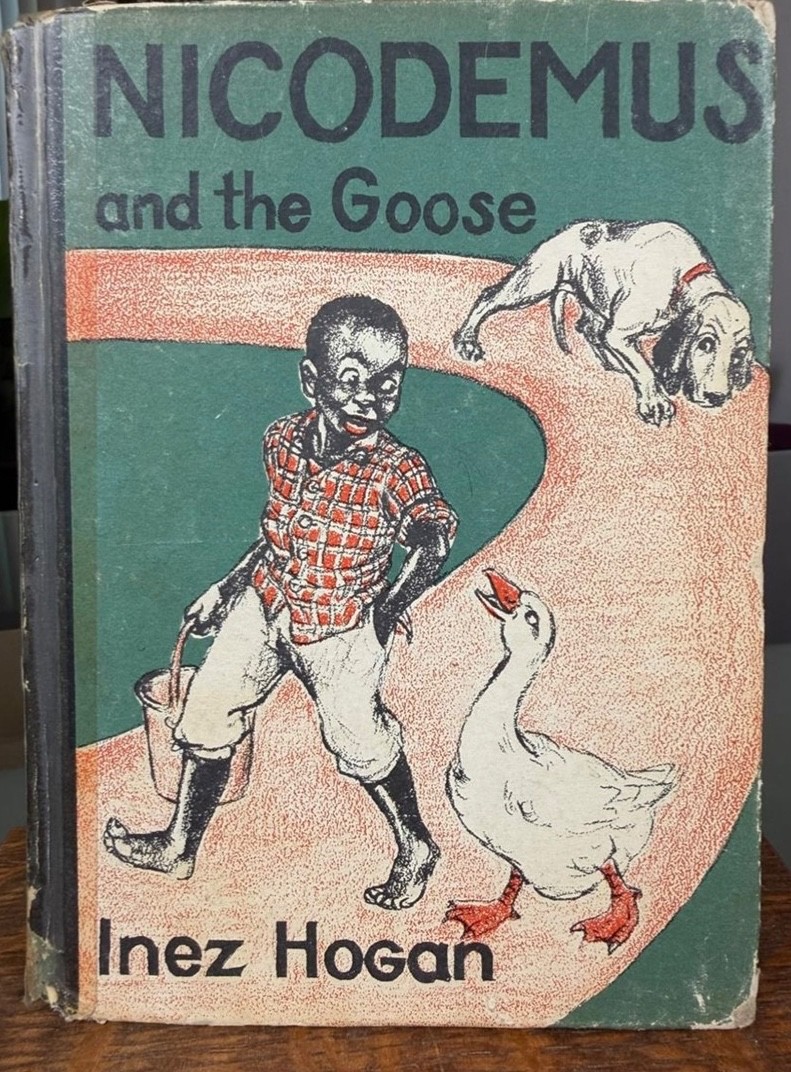 „Nicodemus and the Goose“ Hardback with DJ 1945 3rd Printing Inez Hogan Vintage