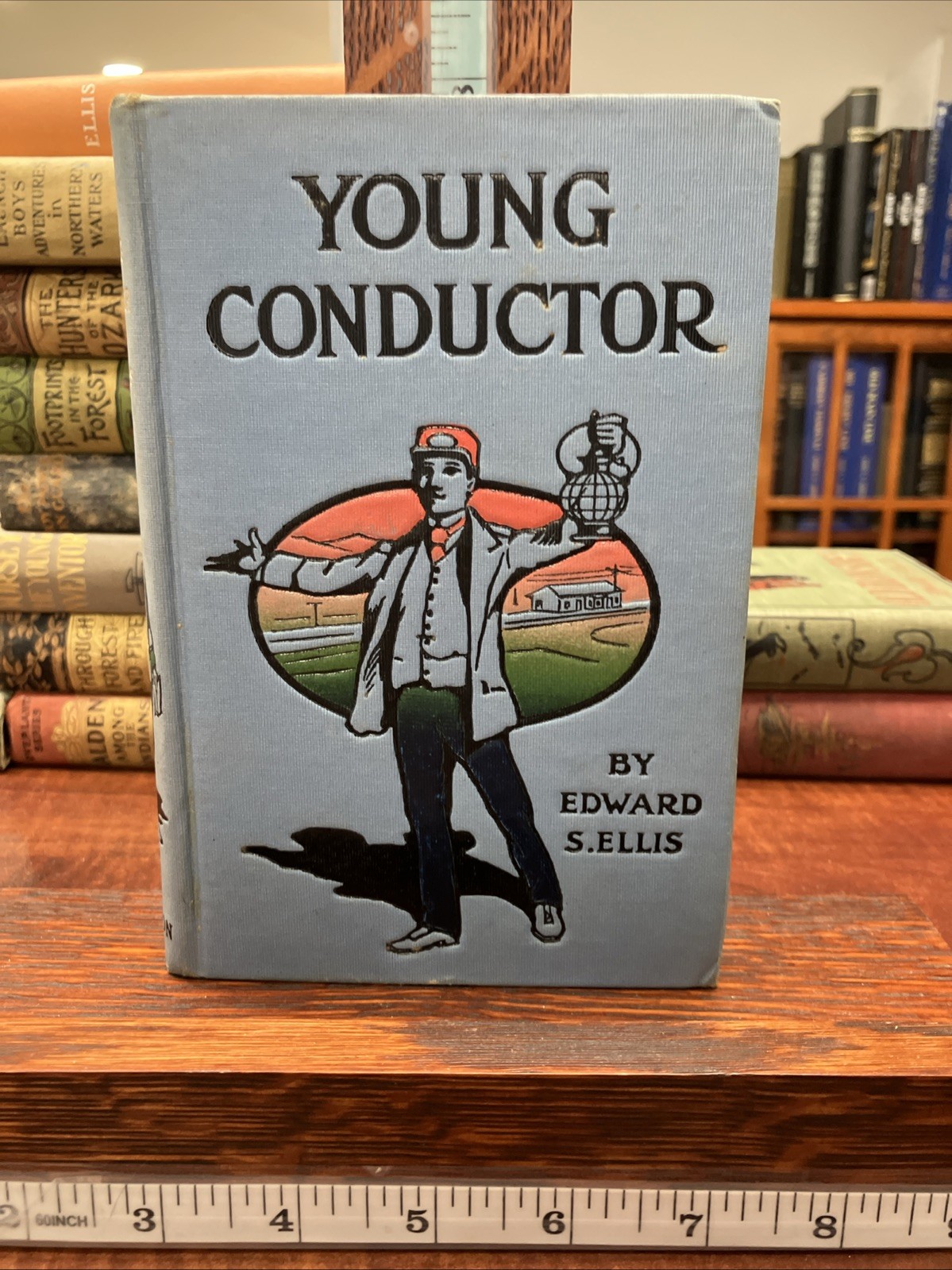 The Young Conductor or Winning His Way by -Edward S. Ellis- 1895-J C Winston HC