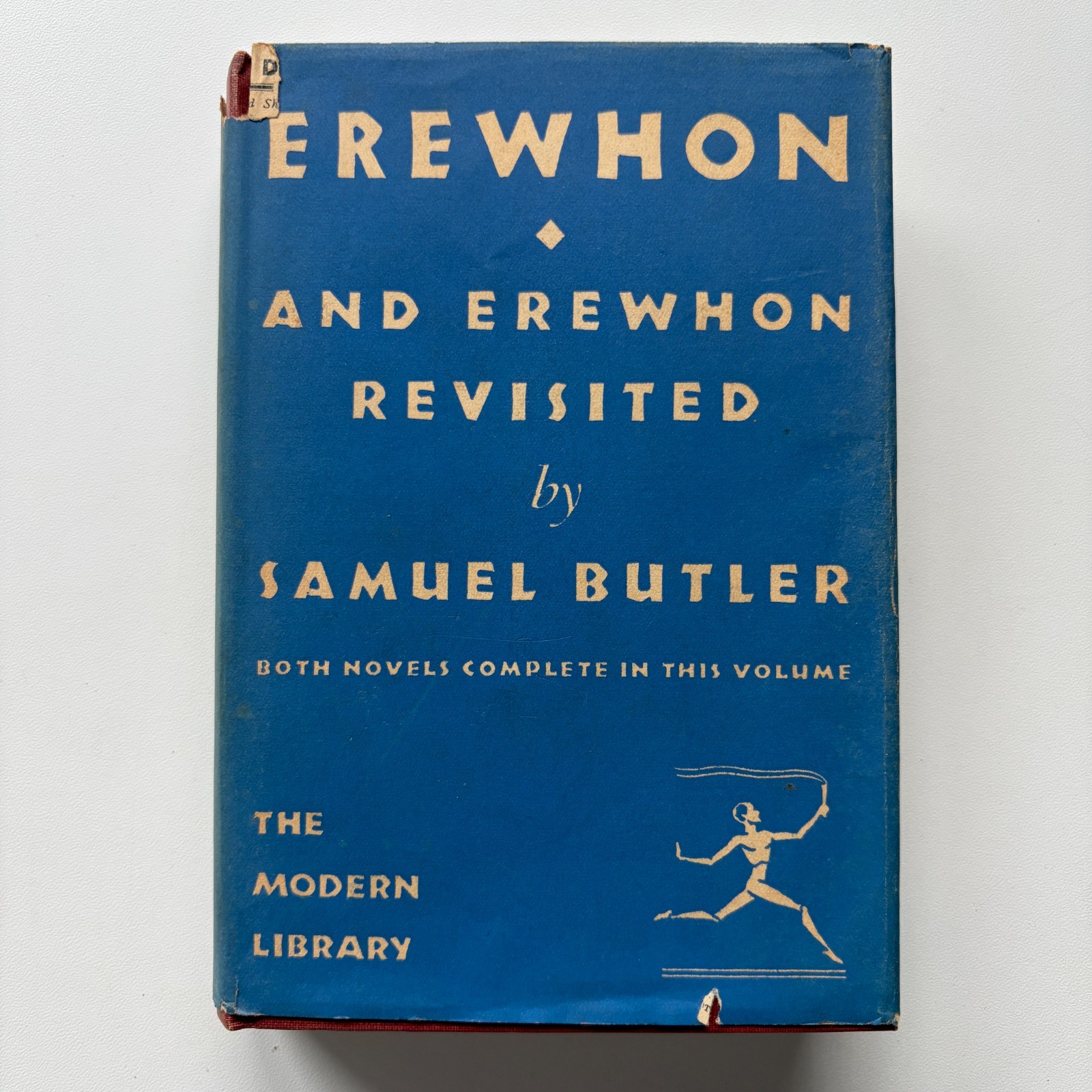 Samuel Butler Erewhon and Erewhon Revisited Modern Library HC DJ Jacket 1955 Vtg