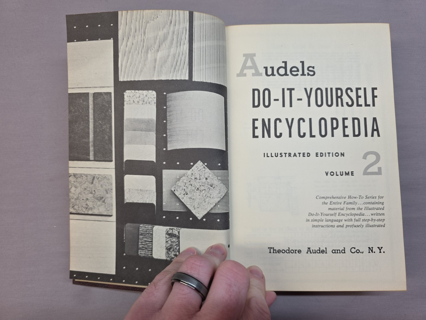 AUDELS DO-IT-YOURSELF Encyclopedia 2 Volume Set Hardbound Home Improvement 1960