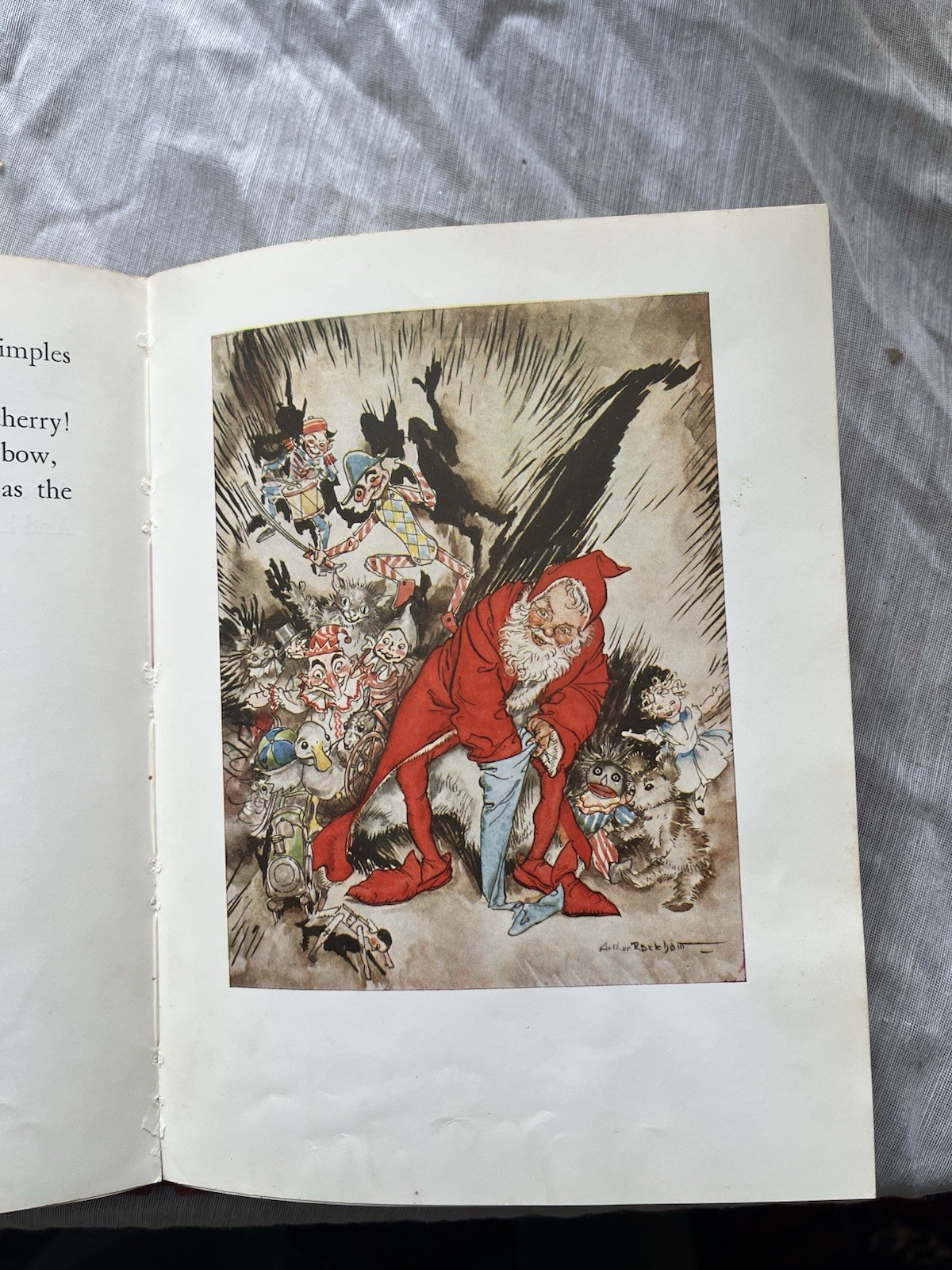 Clement C. Moore The Night Before Christmas Illustrated Arthur Rackham J.B. Lip…
