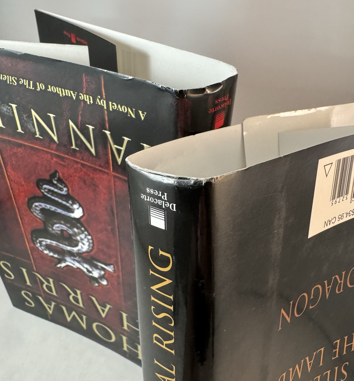 Thomas Harris-3 Books-SIGNED-TRUE 1st Editions-Silence-Hannibal-Rising-VERY RARE