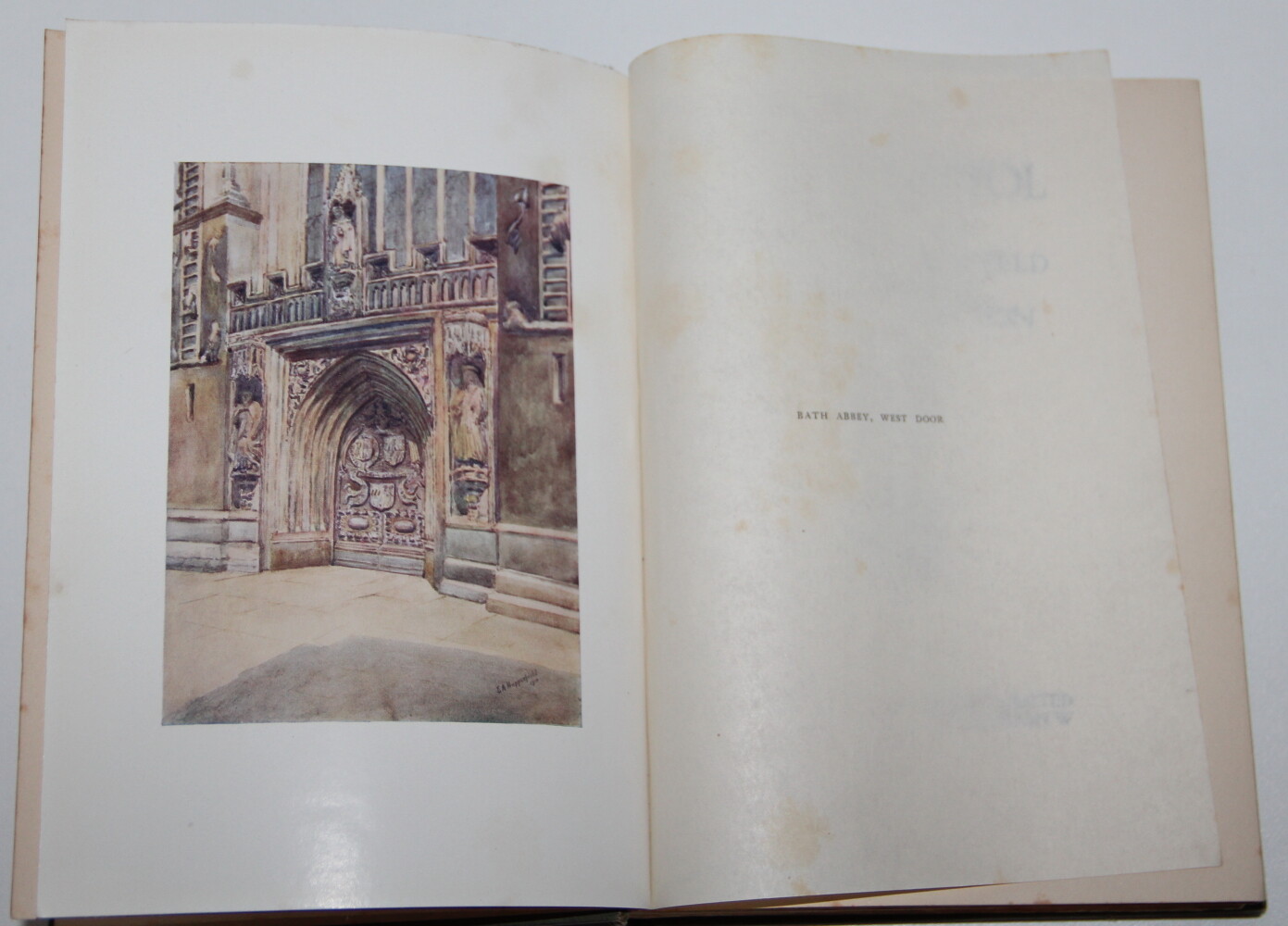 Bath & Bristol 1915 First Edition Laura Happerfield Paintings – Stanley Hutton
