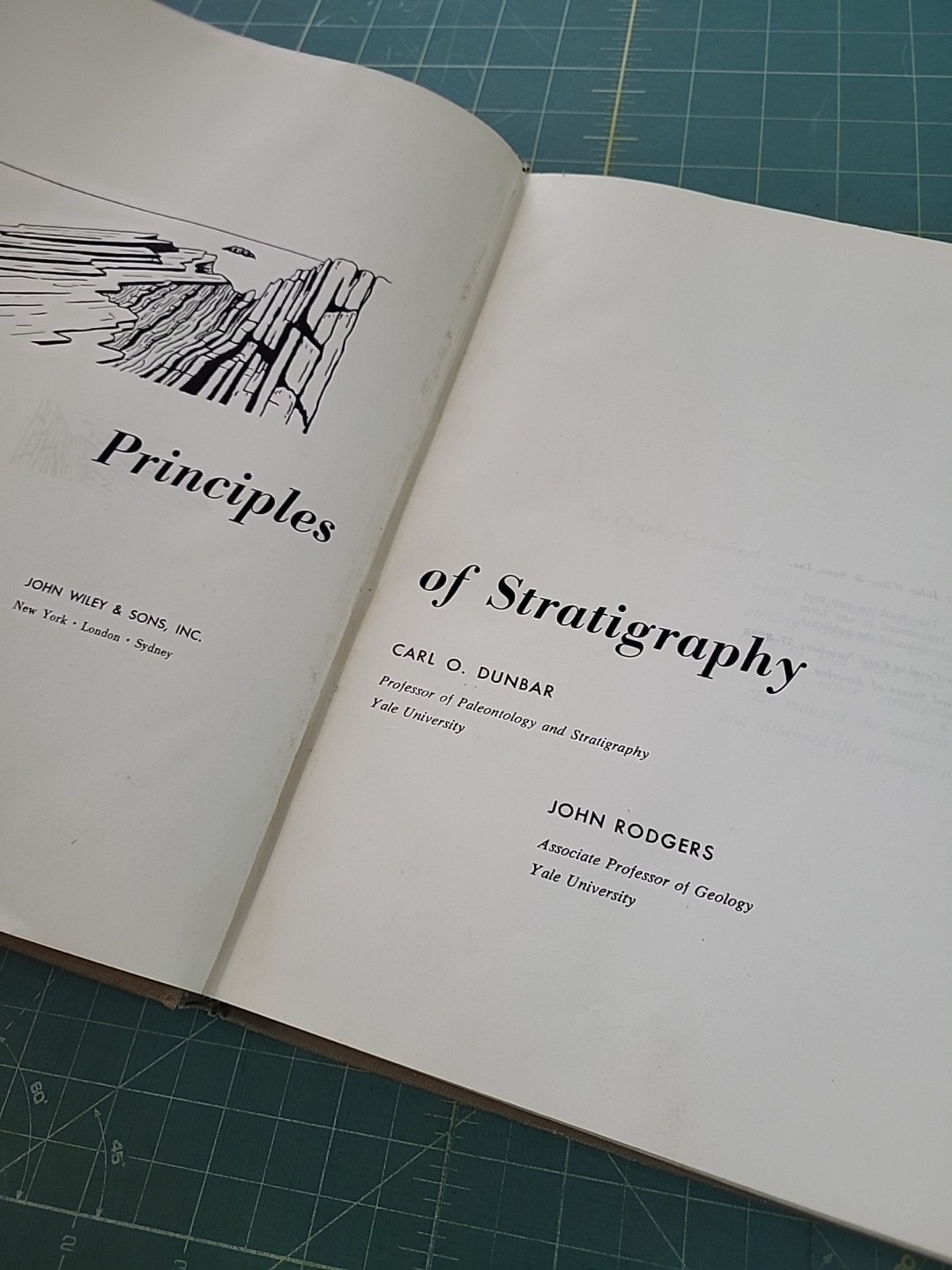 Principles of Stratigraphy – Carl O. Dunbar, John Rodgers Hc Book 1957