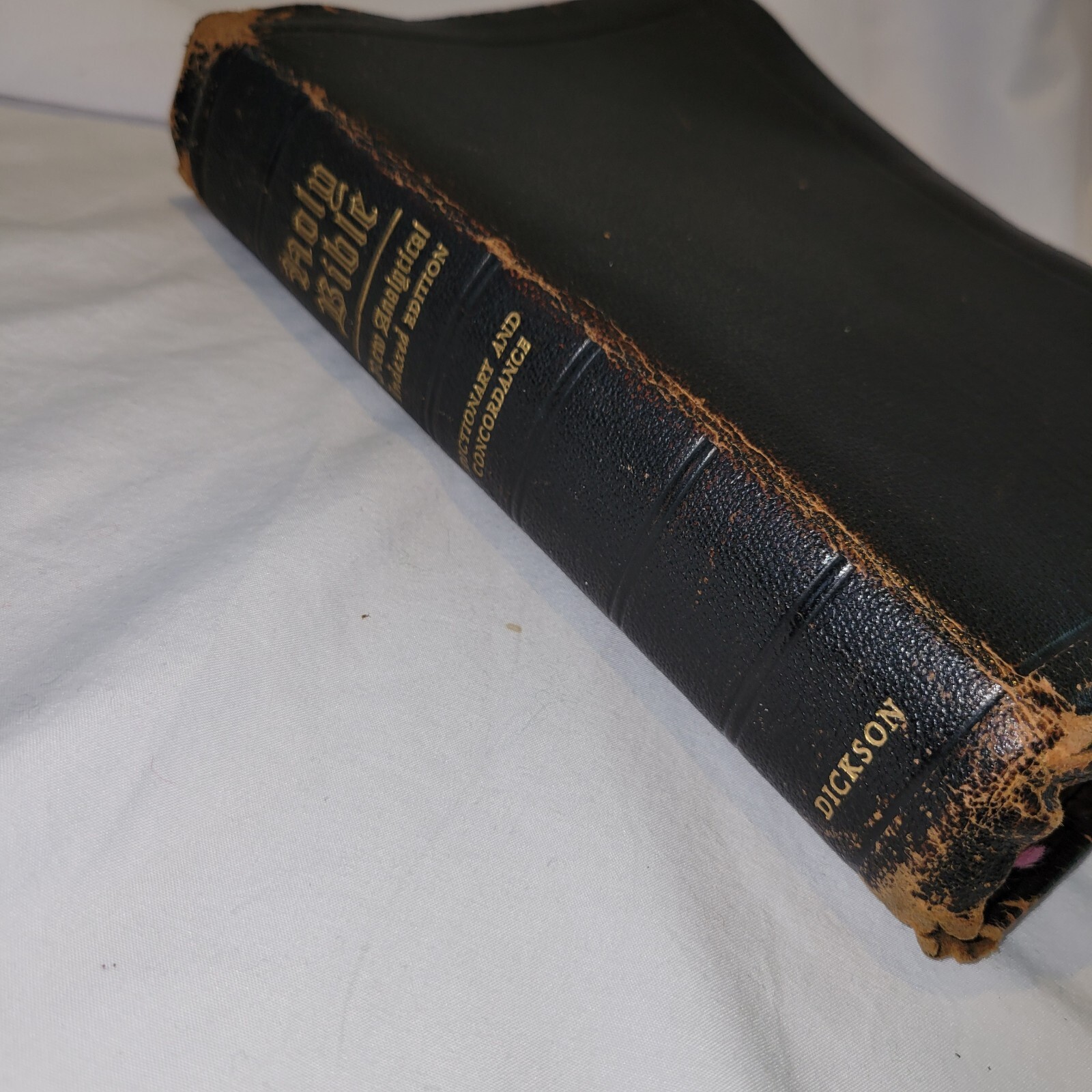 Holy Bible New Analytical Indexed Edition 1950 Dickson Dictionary & Concordance
