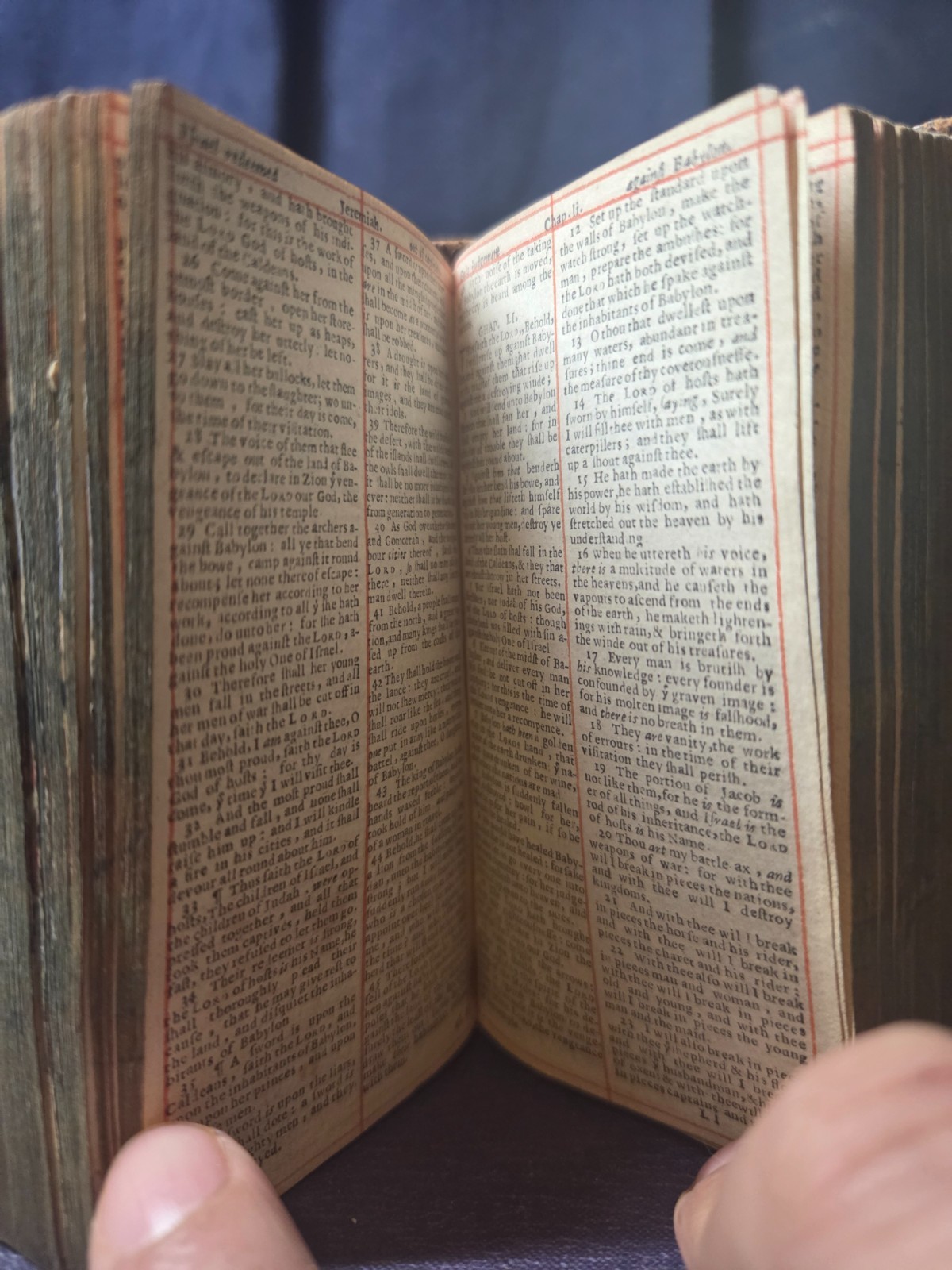 Holy Bible Containing the Old Testament and The New 1658 ~ Field’s Pearl Bible