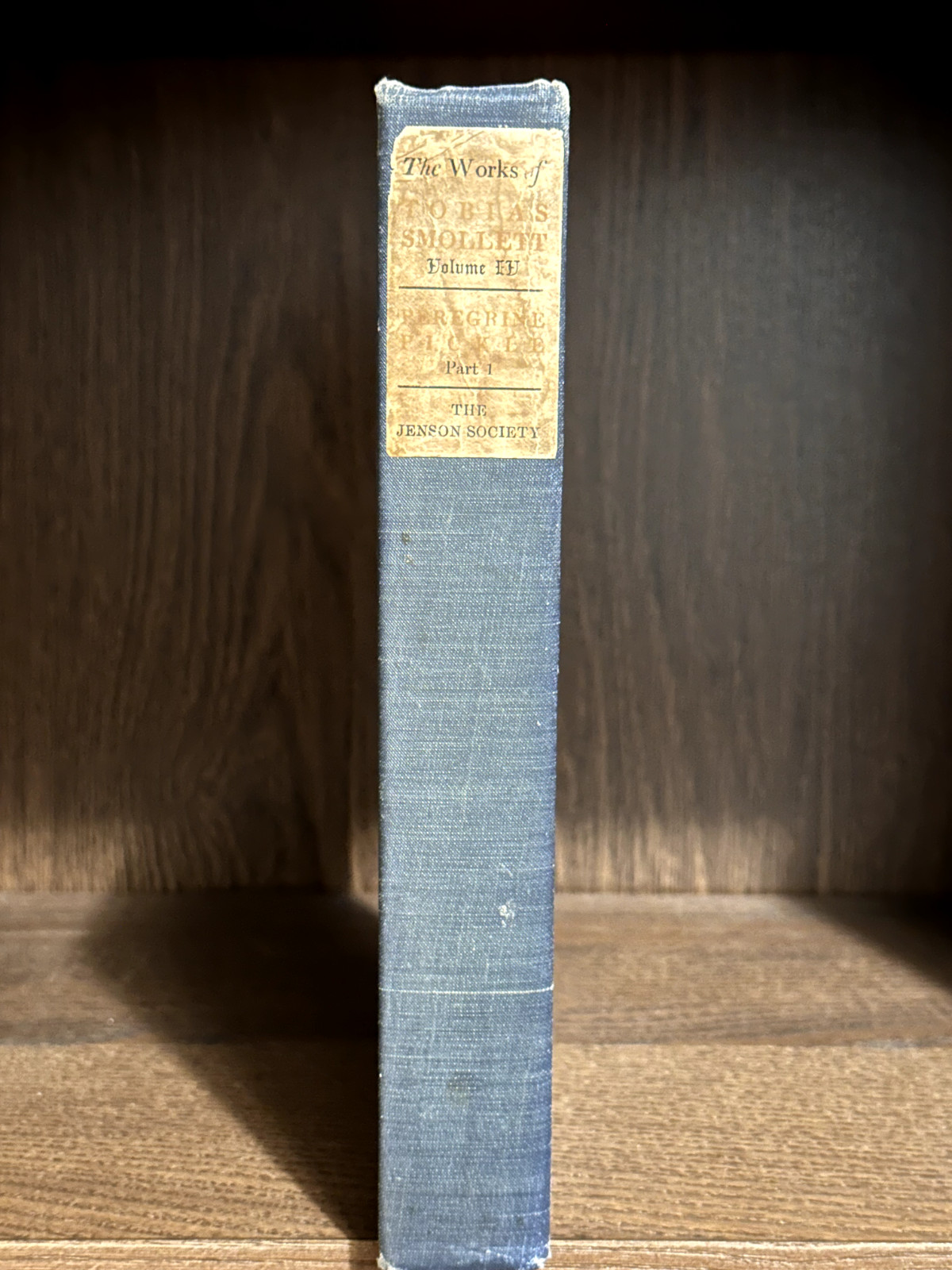 LOT WORKS OF TOBIAS SMOLLETT LIMITED NUMBERED EDITION 481/1,000 JENSON SOCIETY