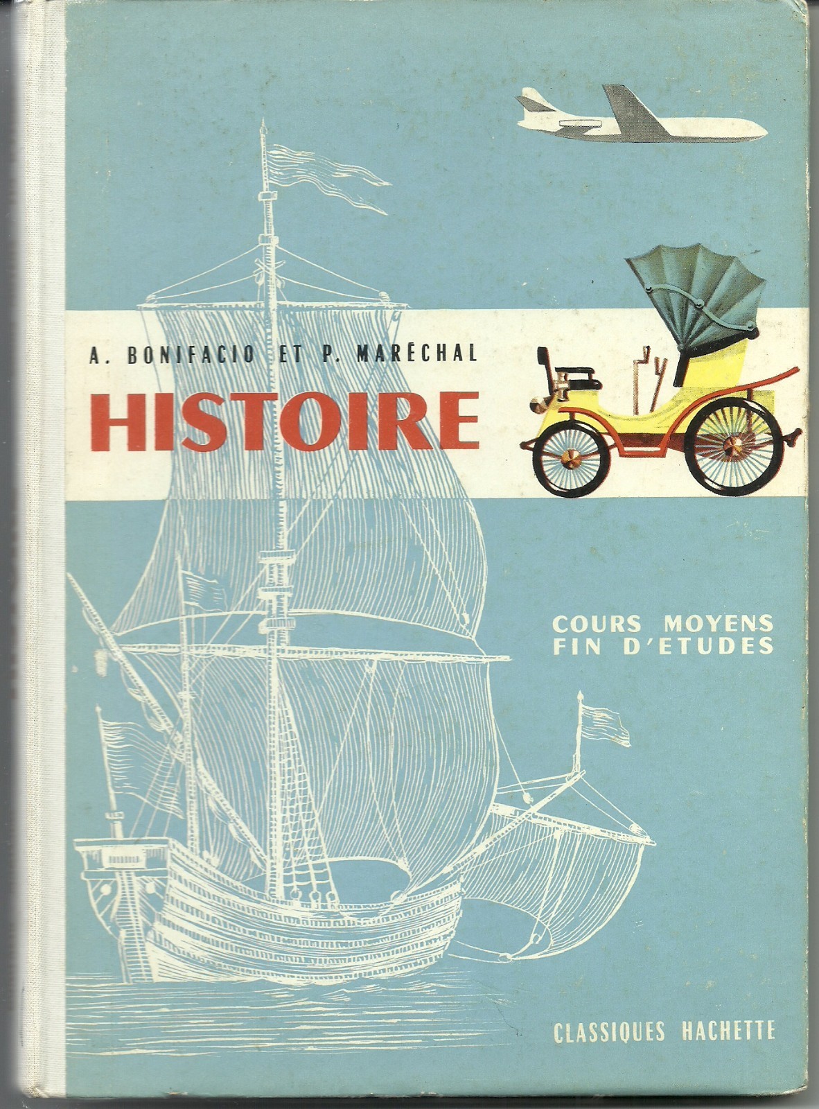 Vintage 1961 Histoire – French History Textbook – Classiques Hachette