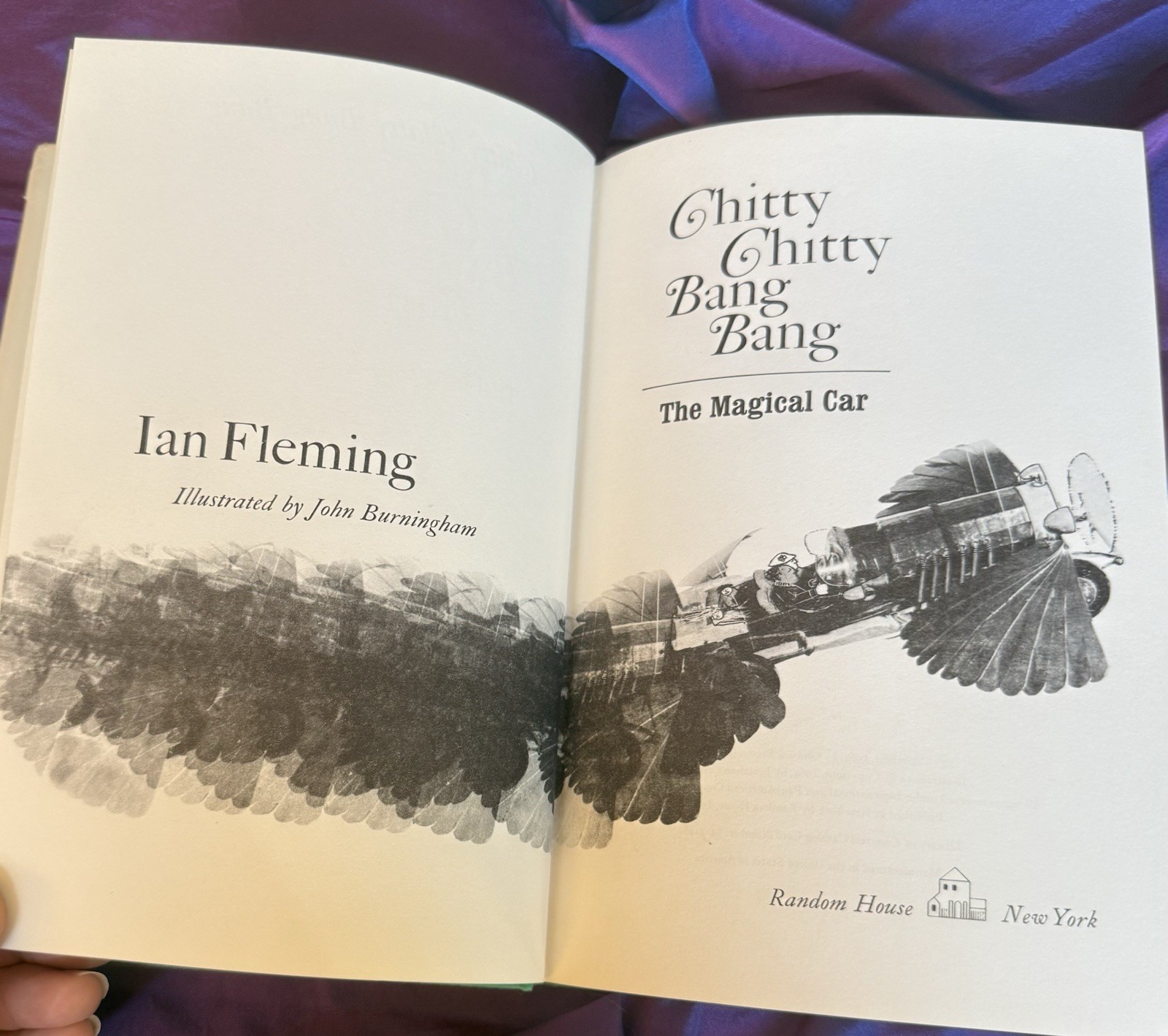 Ian Fleming’s ‘Chitty Chitty Bang Bang’ 1964 1ST Ed/1ST Print Illustrated HCDJ