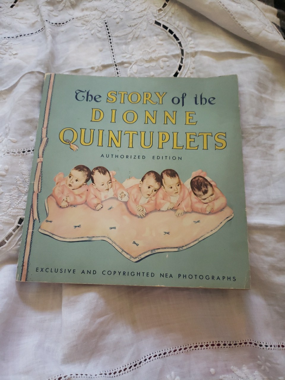 The Story Of The Dionne Quintuplets, Authorized Edition, Whitman Pub., 1935