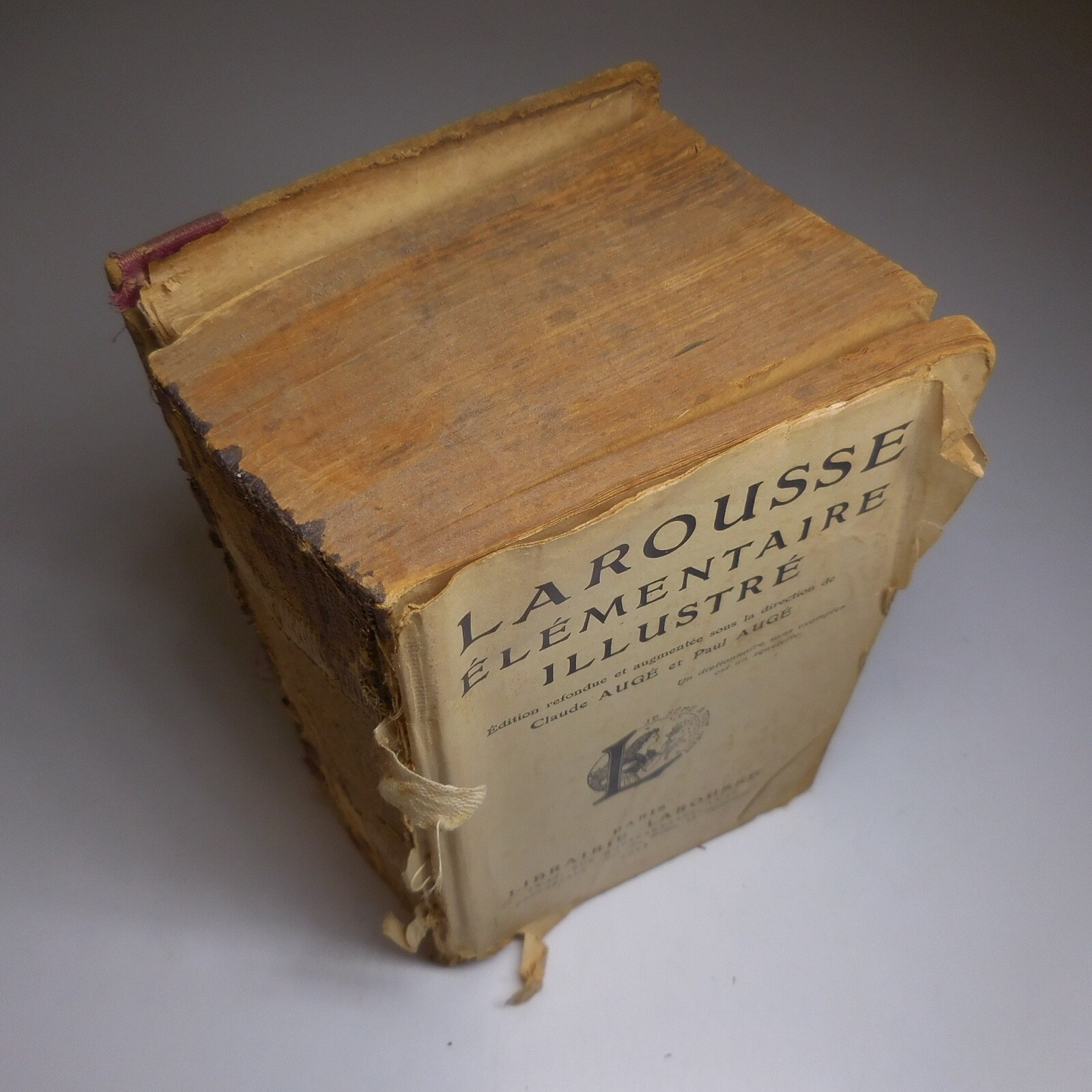 Larousse Elementary Illustrated 1923 Claude Paul Augé Dictionary France N8166