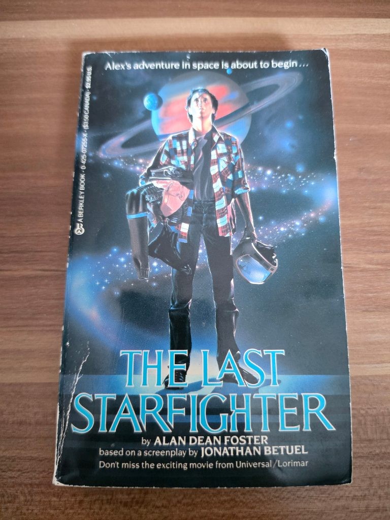 The Last Starfighter Alan Dean Foster 1984 Berkley PB Movie Tie-In Sci-Fi Black