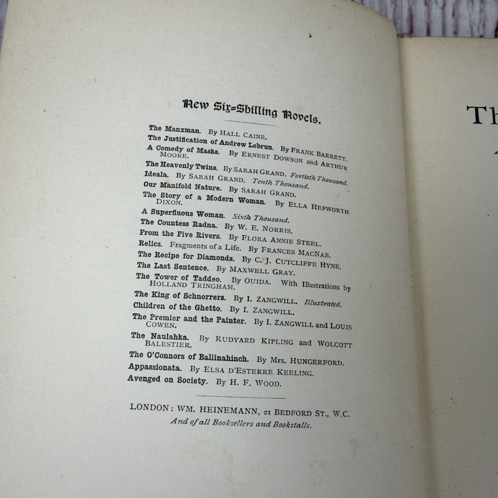 1894 ‚THE EBB-TIDE‘ by ROBERT LOUIS STEVENSON 1ST ED TAHITI SOUTH SEA MARITIME