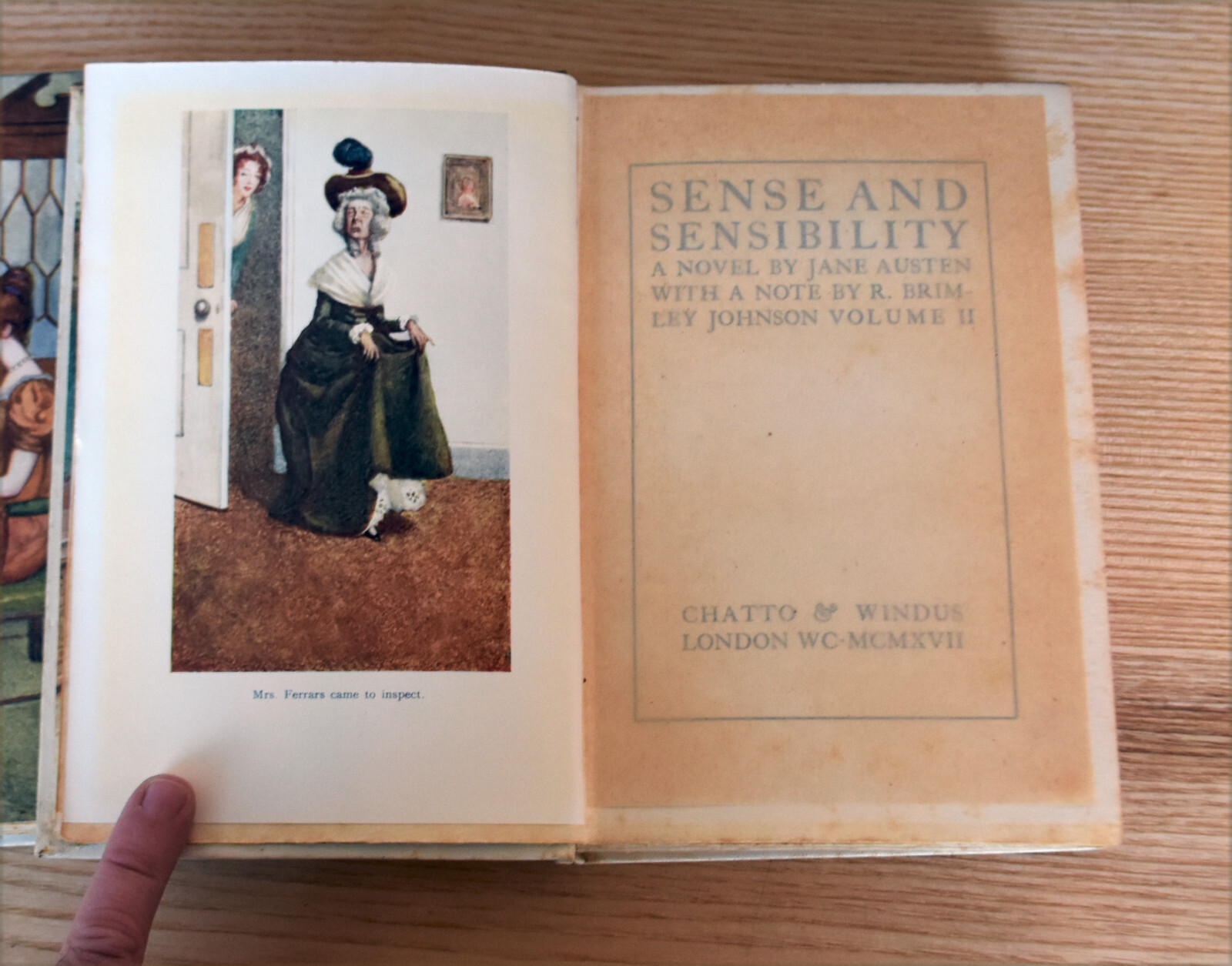 Jane Austen Sense and Sensibility Chatto & Windus Wallis Mills ed.