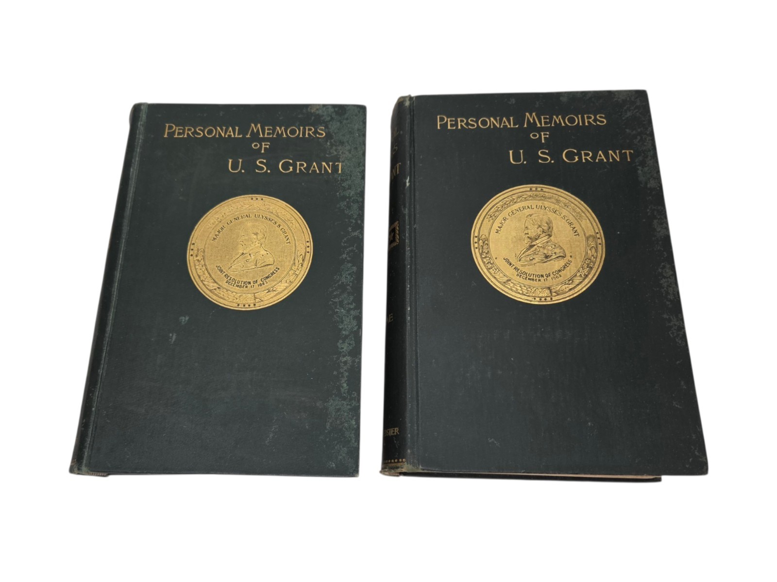 Personal Memoirs of U.S. Grant Vol 1 & 2 1885 First Edition Charles L Webster
