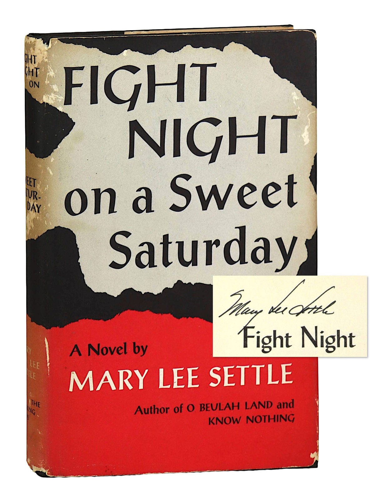 Mary Lee Settle / Fight Night on a Sweet Saturday / Signed First Edition / 1964
